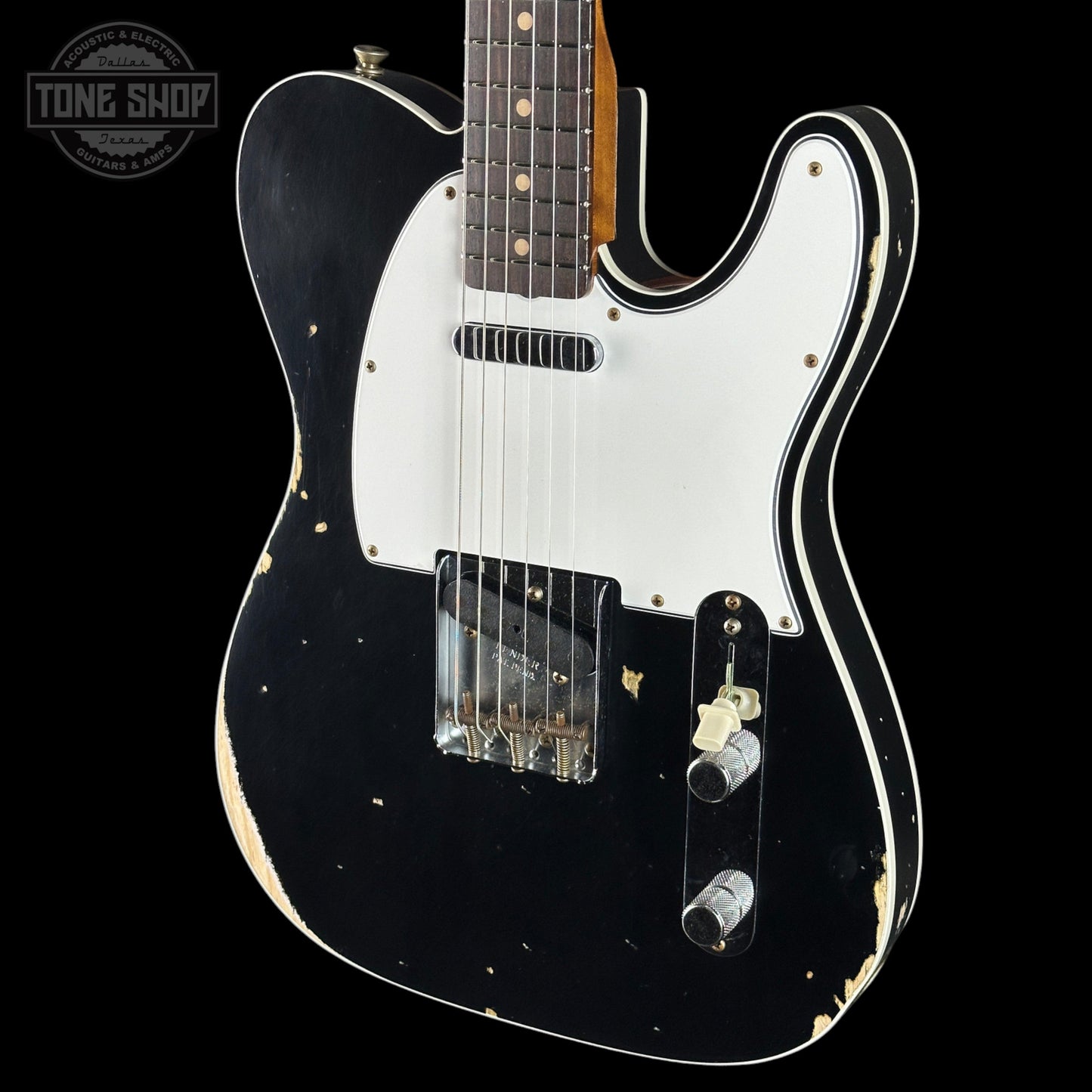 Fender Custom Shop TSG Exclusive 1960 Telecaster Custom Chambered Black Relic w/case CZ591388
