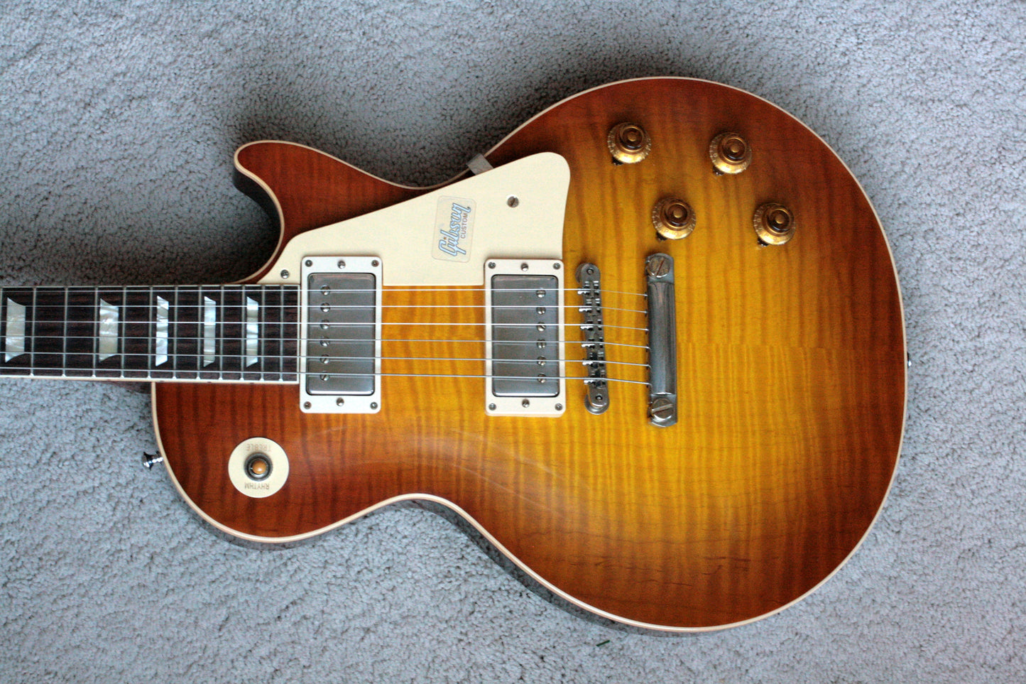 2019 Gibson 1959 Les Paul 60TH ANNIVERSARY Historic Reissue R9 59 Custom Shop Sunrise Tea Burst