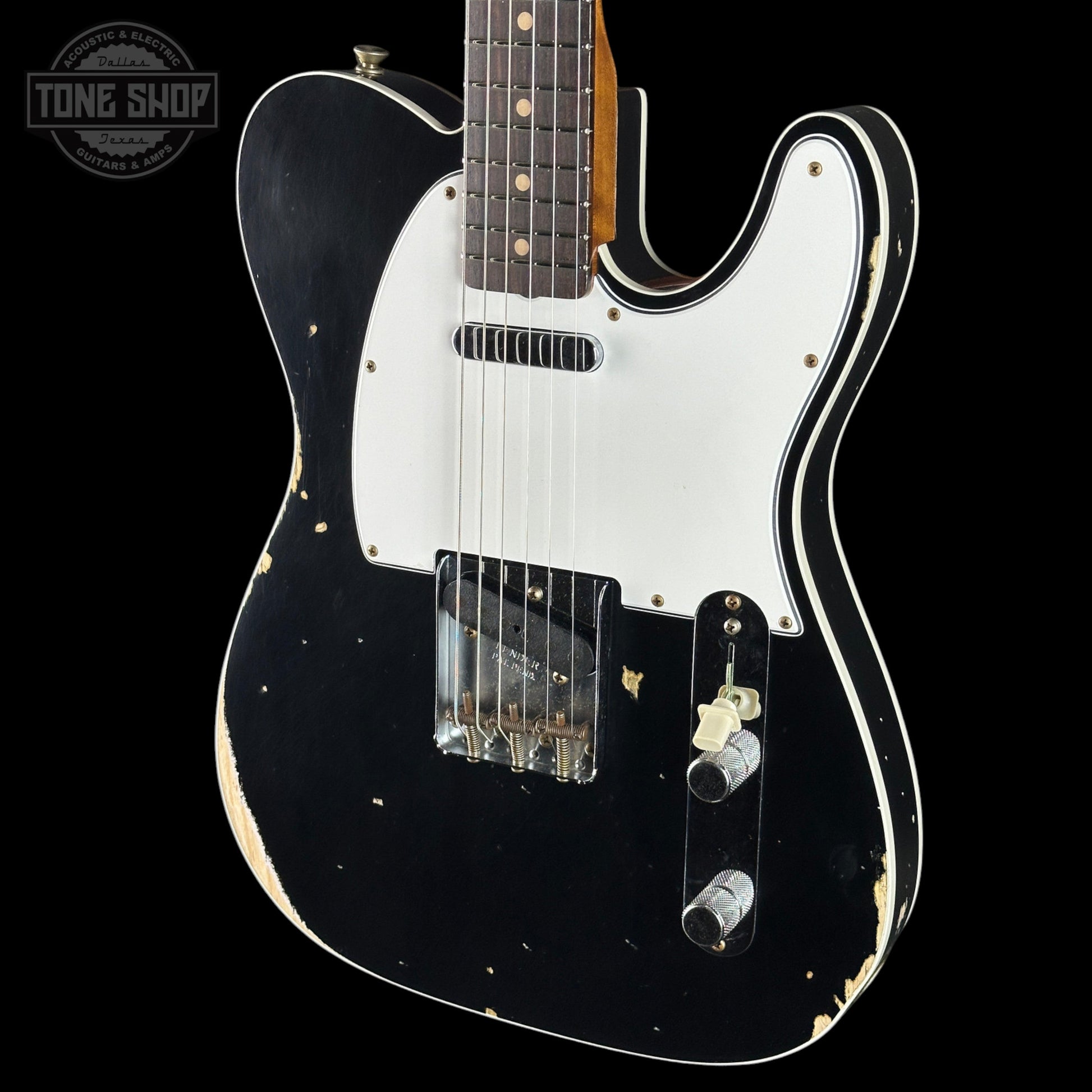 Fender Custom Shop TSG Exclusive 1960 Telecaster Custom Chambered Black Relic w/case CZ591388
