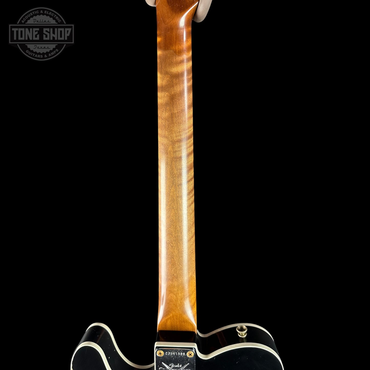 Fender Custom Shop TSG Exclusive 1960 Telecaster Custom Chambered Black Relic w/case CZ591388