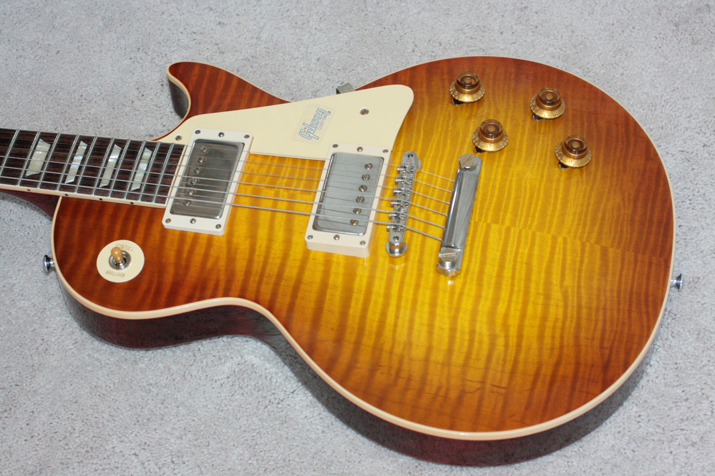 2019 Gibson 1959 Les Paul 60TH ANNIVERSARY Historic Reissue R9 59 Custom Shop Sunrise Tea Burst