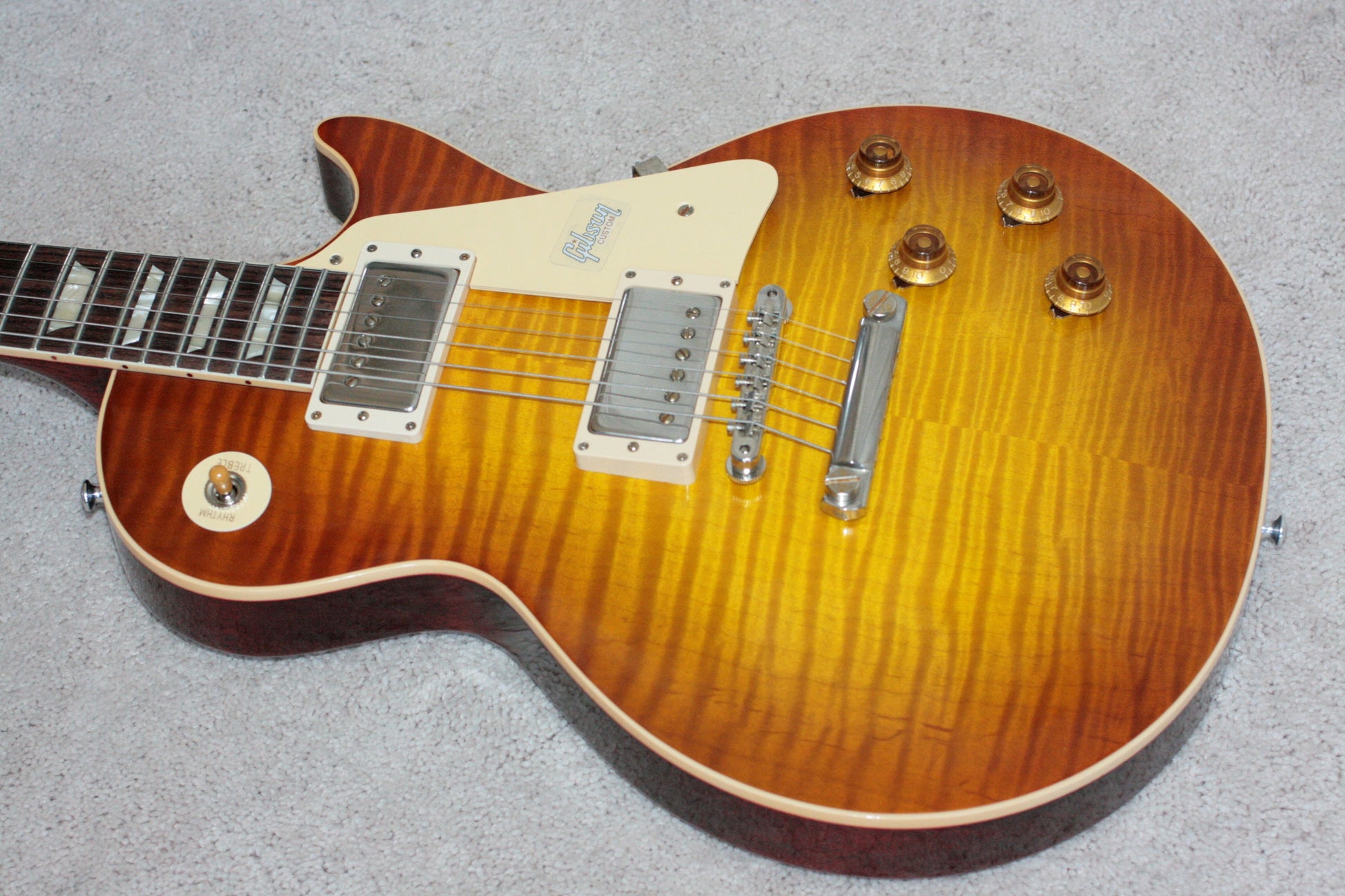 2019 Gibson 1959 Les Paul 60TH ANNIVERSARY Historic Reissue R9 59 Custom Shop Sunrise Tea Burst