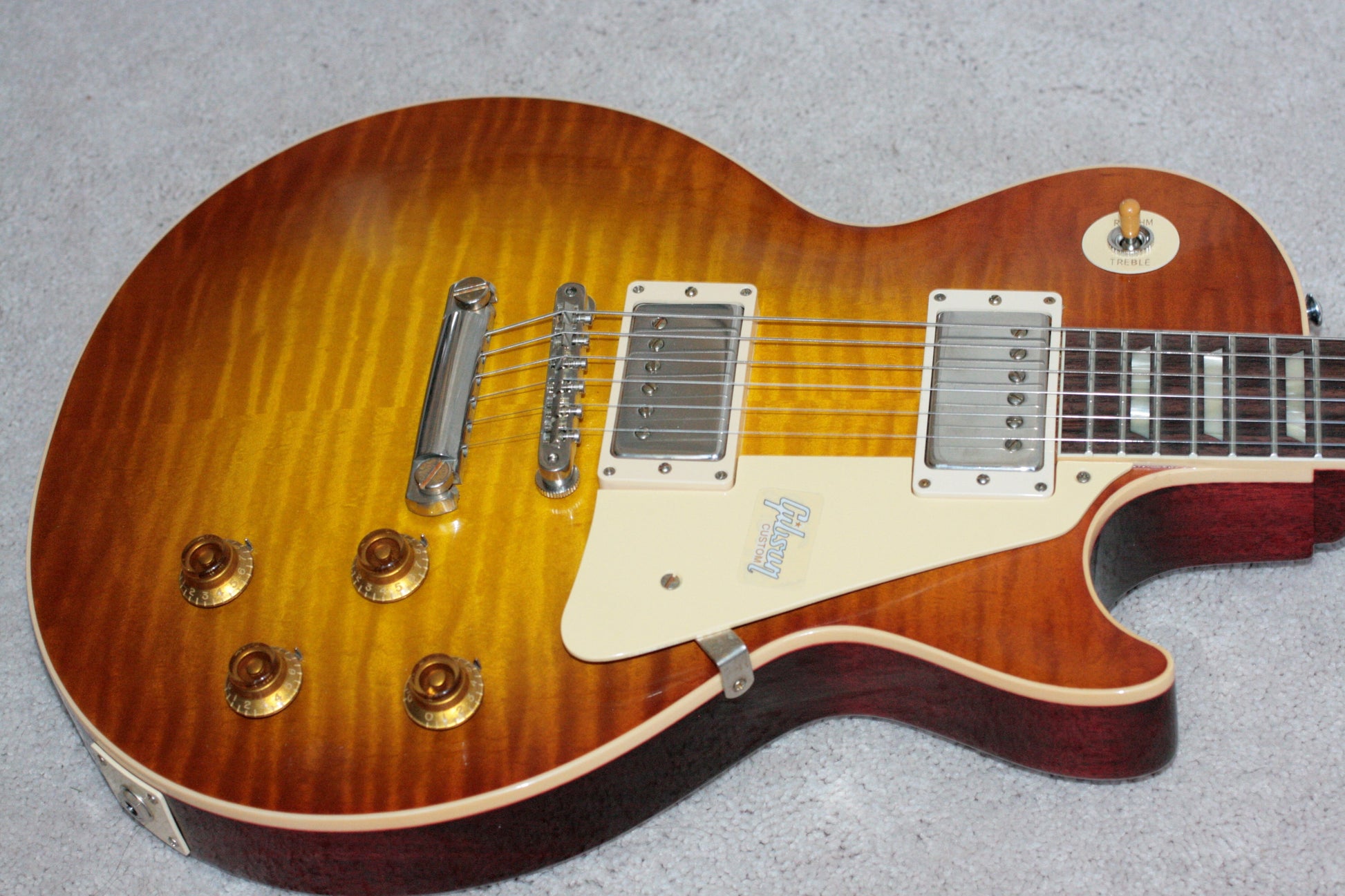 2019 Gibson 1959 Les Paul 60TH ANNIVERSARY Historic Reissue R9 59 Custom Shop Sunrise Tea Burst