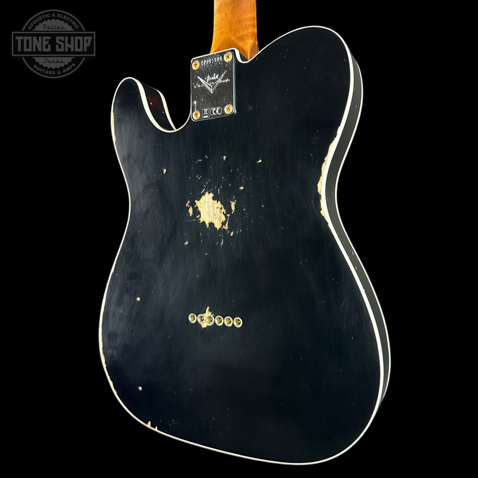 Fender Custom Shop TSG Exclusive 1960 Telecaster Custom Chambered Black Relic w/case CZ591388