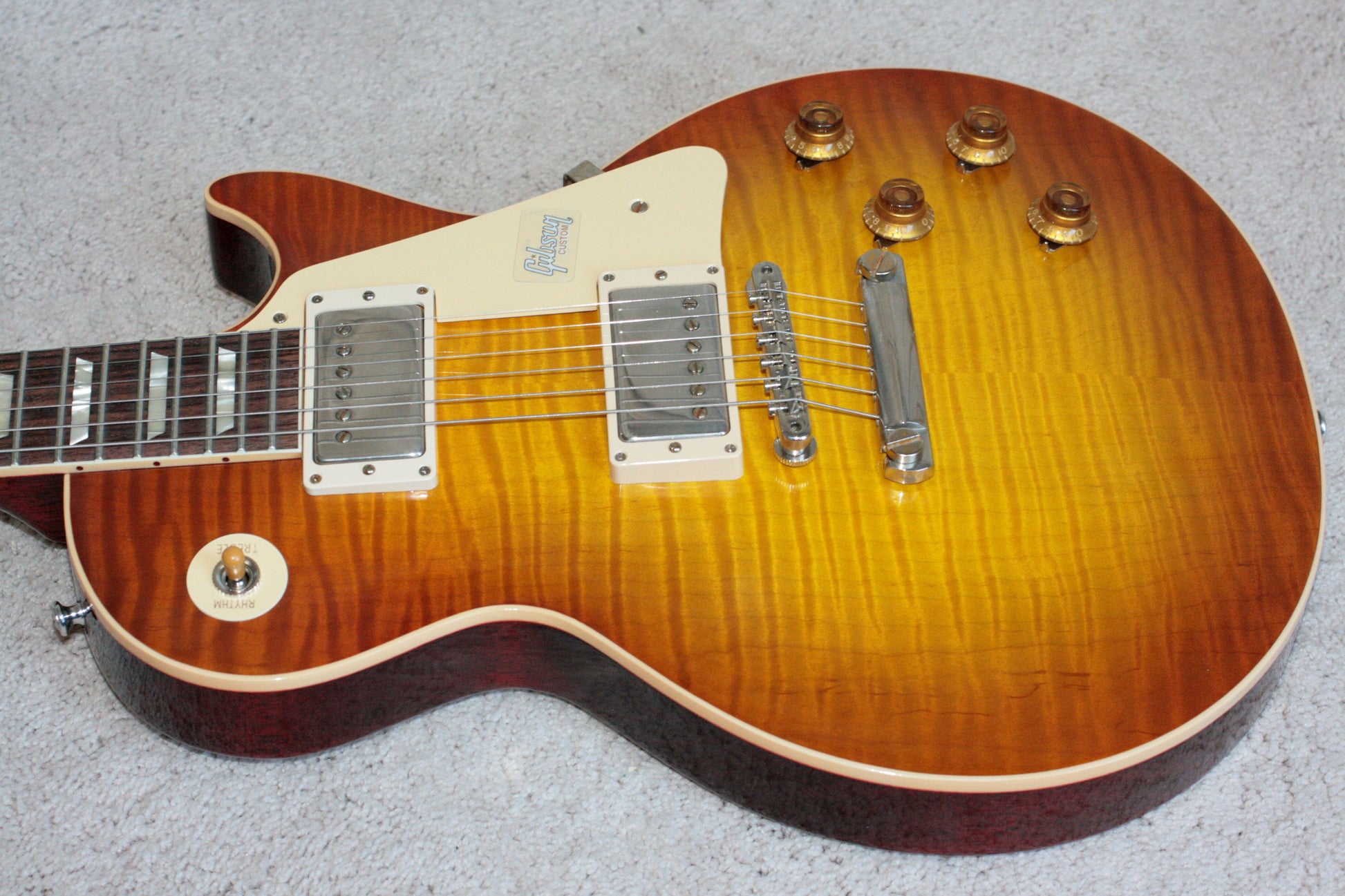 2019 Gibson 1959 Les Paul 60TH ANNIVERSARY Historic Reissue R9 59 Custom Shop Sunrise Tea Burst