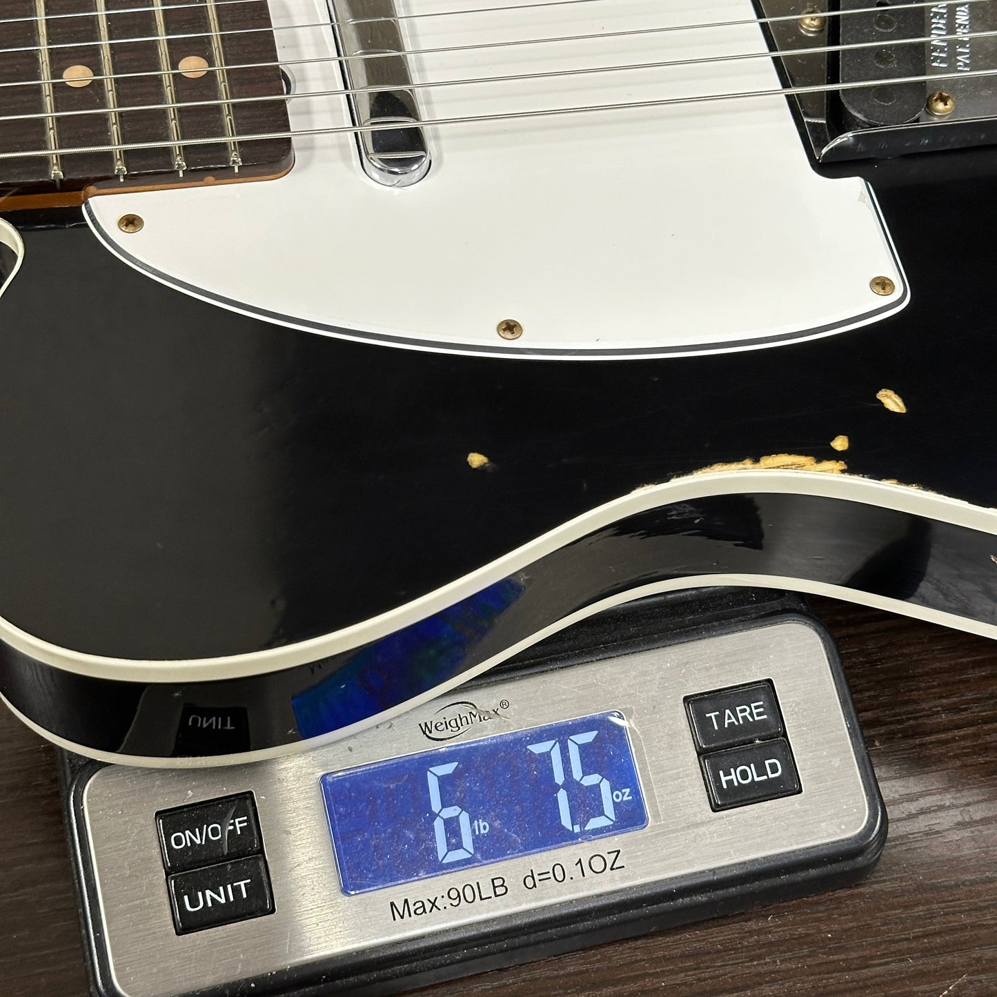 Fender Custom Shop TSG Exclusive 1960 Telecaster Custom Chambered Black Relic w/case CZ591388