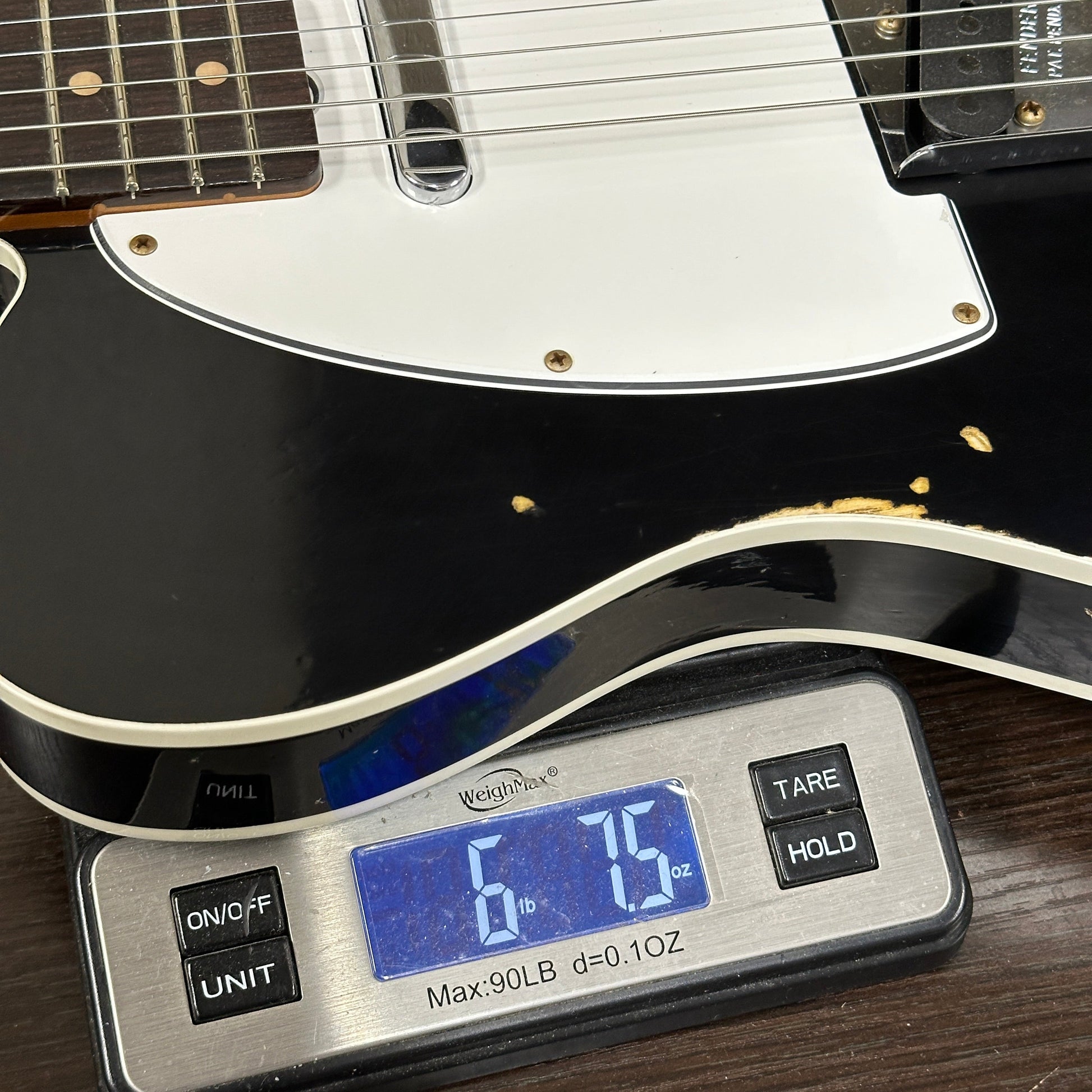 Fender Custom Shop TSG Exclusive 1960 Telecaster Custom Chambered Black Relic w/case CZ591388