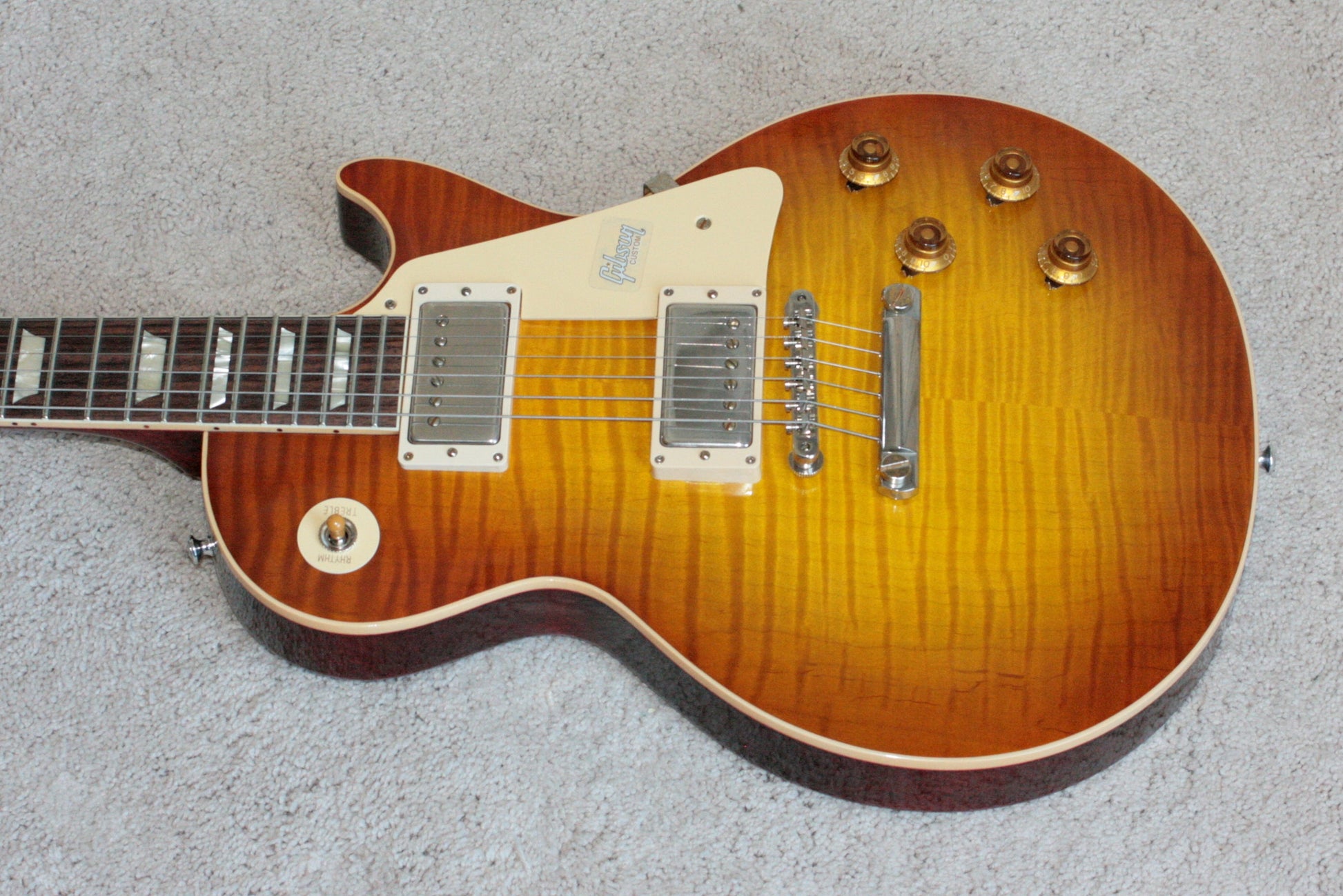2019 Gibson 1959 Les Paul 60TH ANNIVERSARY Historic Reissue R9 59 Custom Shop Sunrise Tea Burst