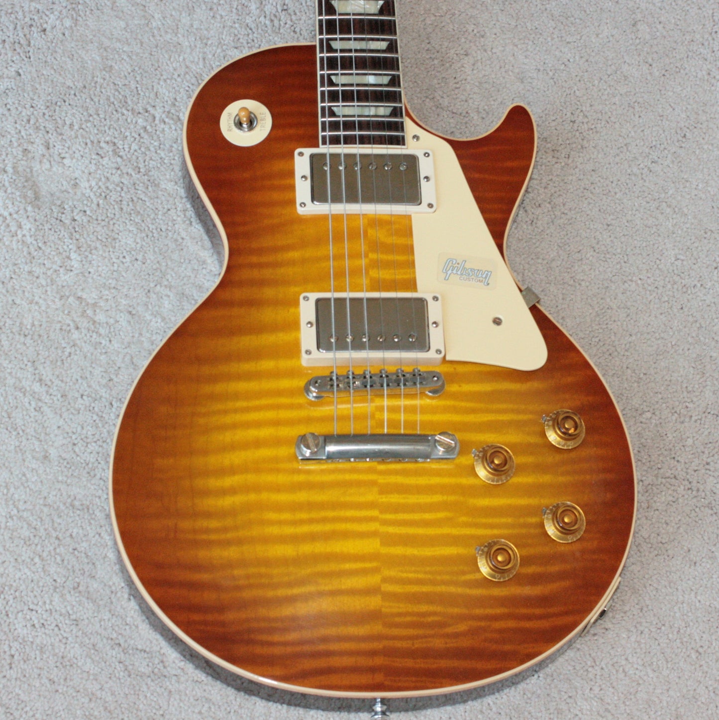 2019 Gibson 1959 Les Paul 60TH ANNIVERSARY Historic Reissue R9 59 Custom Shop Sunrise Tea Burst