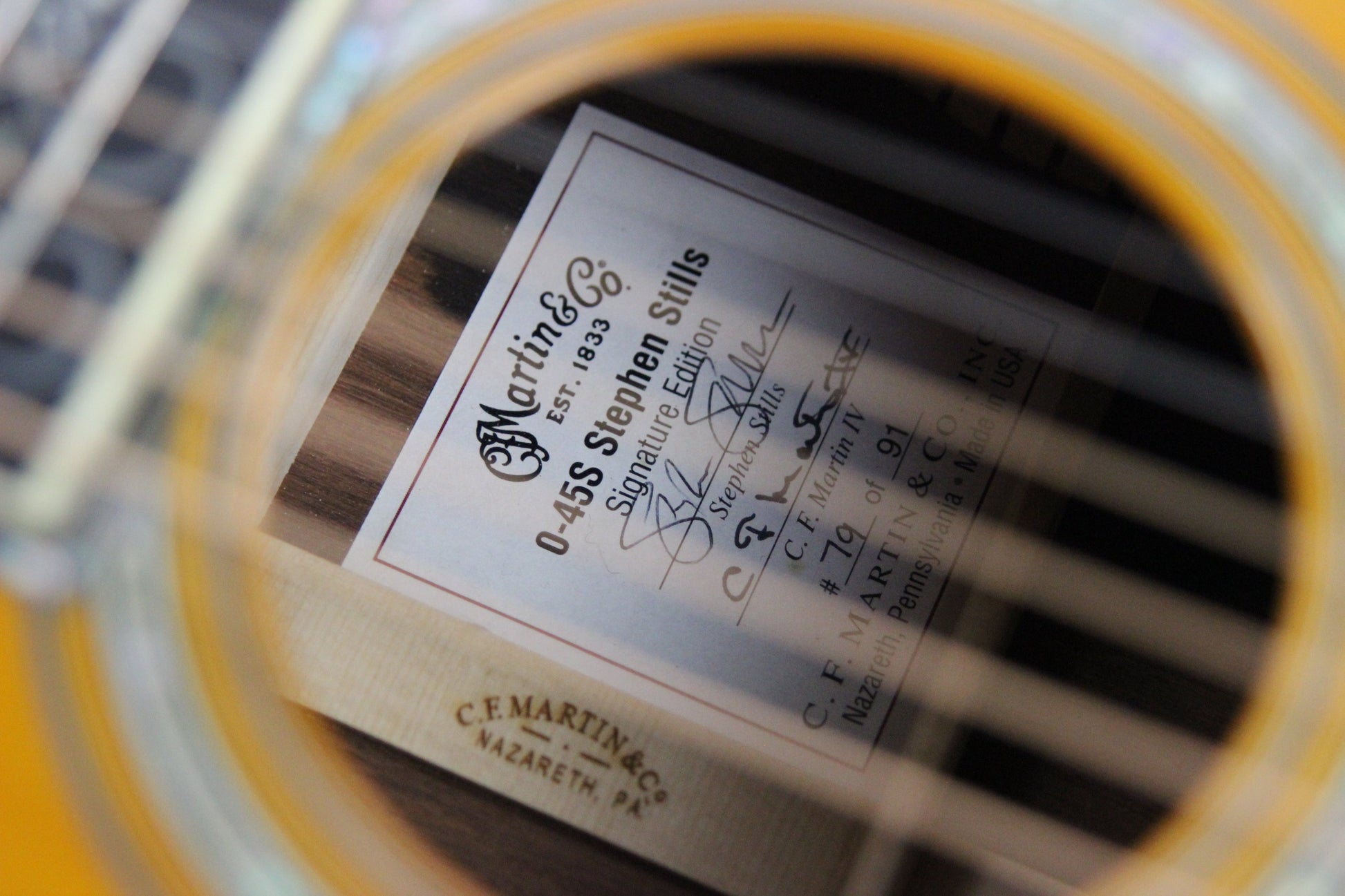 2007 Martin 0-45S STEPHEN STILLS Madagascar Rosewood - Stunning Example, MINTY, Adirondack Top, D 000