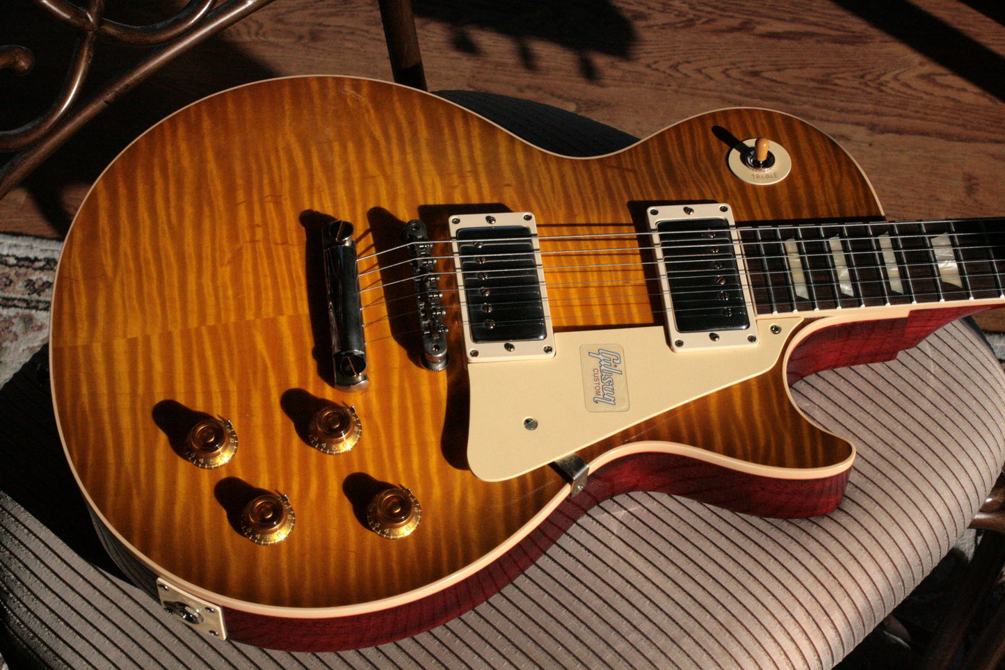 2019 Gibson 1959 AGED Les Paul 60TH ANNIVERSARY Historic Reissue R9 59 Custom Shop Golden Poppy Burst