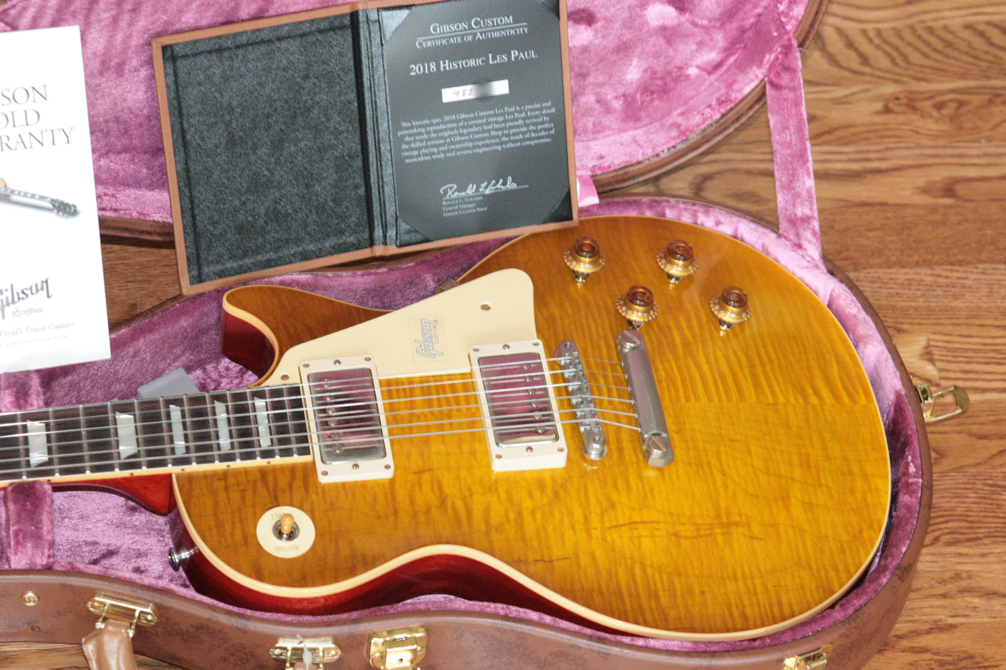 2018 Gibson 1959 Les Paul Historic Reissue! R9 59 HONEY LEMON FADE Custom Shop TH Spec