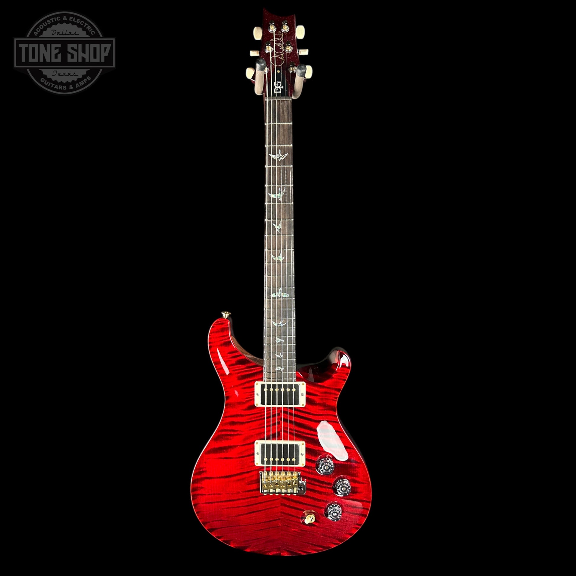 PRS Wood Library DGT 10 Top Red Tiger Sprayer's Choice Korina / Brazilian RW w/case 0422534