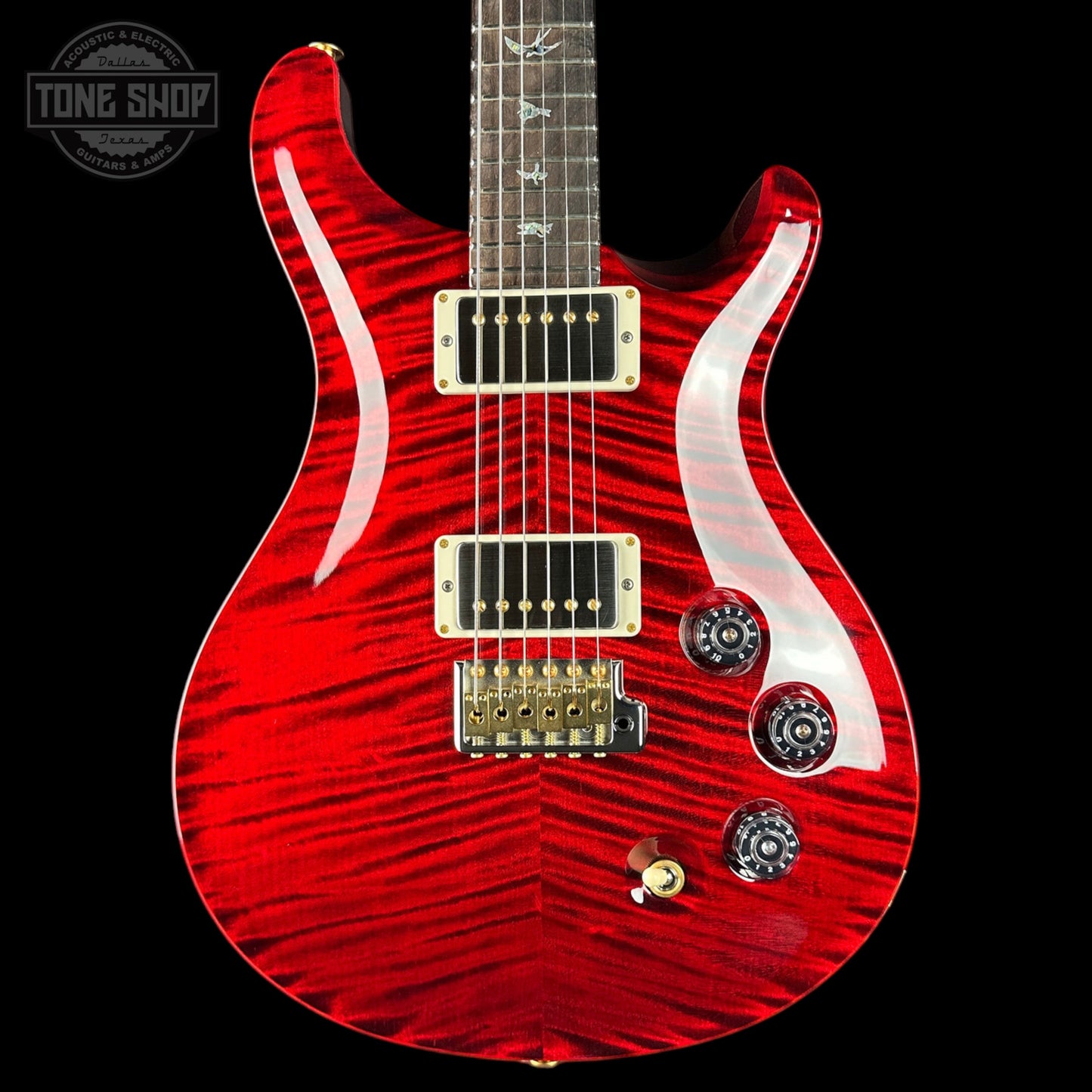 PRS Wood Library DGT 10 Top Red Tiger Sprayer's Choice Korina / Brazilian RW w/case 0422534