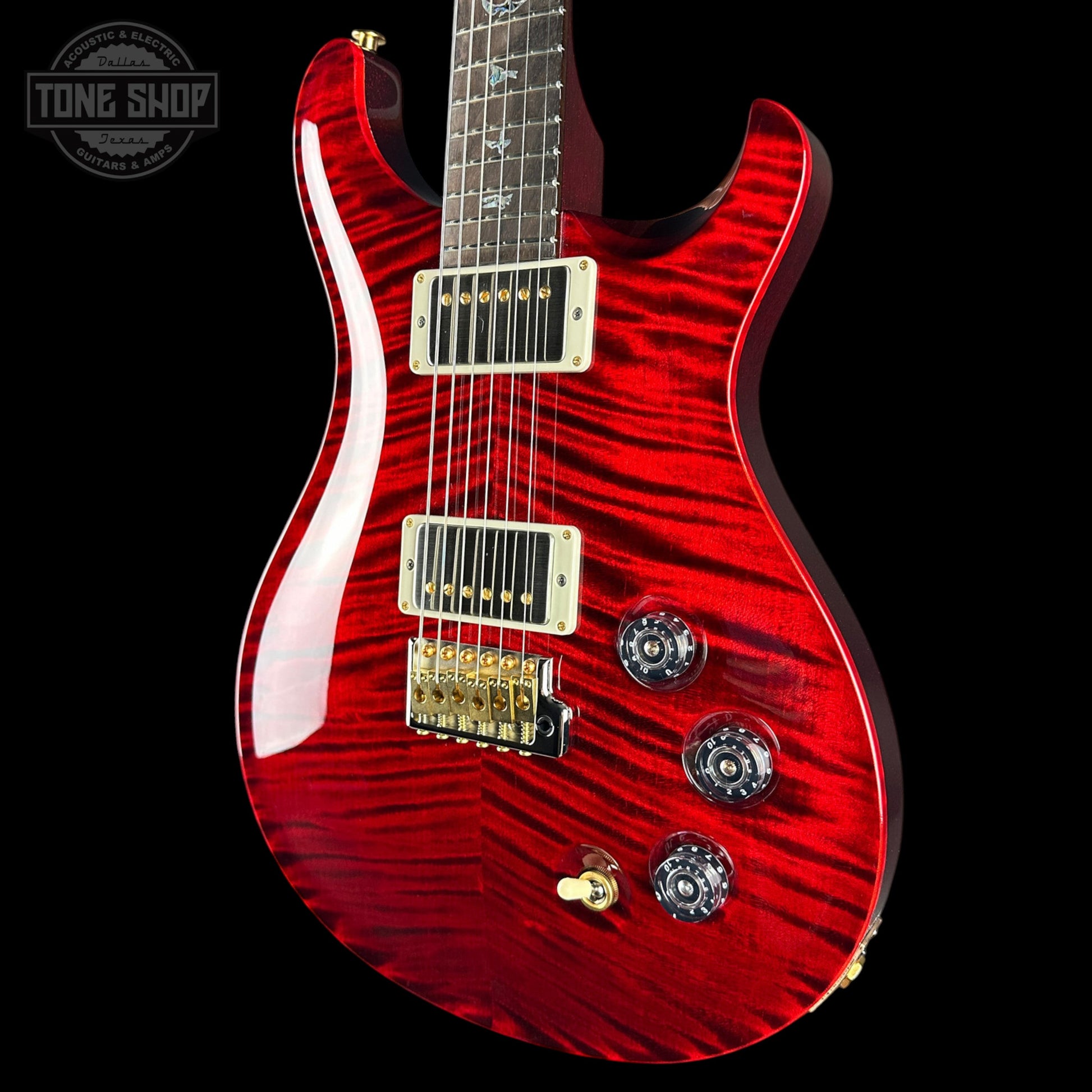 PRS Wood Library DGT 10 Top Red Tiger Sprayer's Choice Korina / Brazilian RW w/case 0422534
