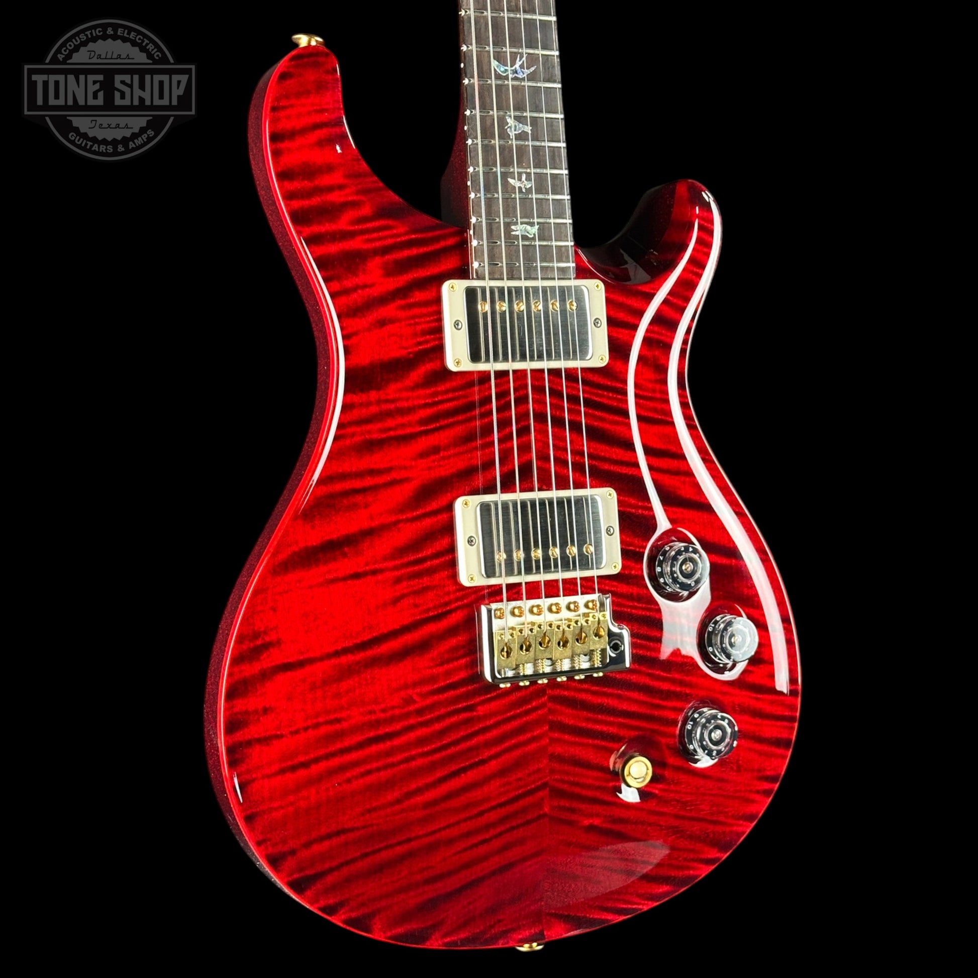 PRS Wood Library DGT 10 Top Red Tiger Sprayer's Choice Korina / Brazilian RW w/case 0422534