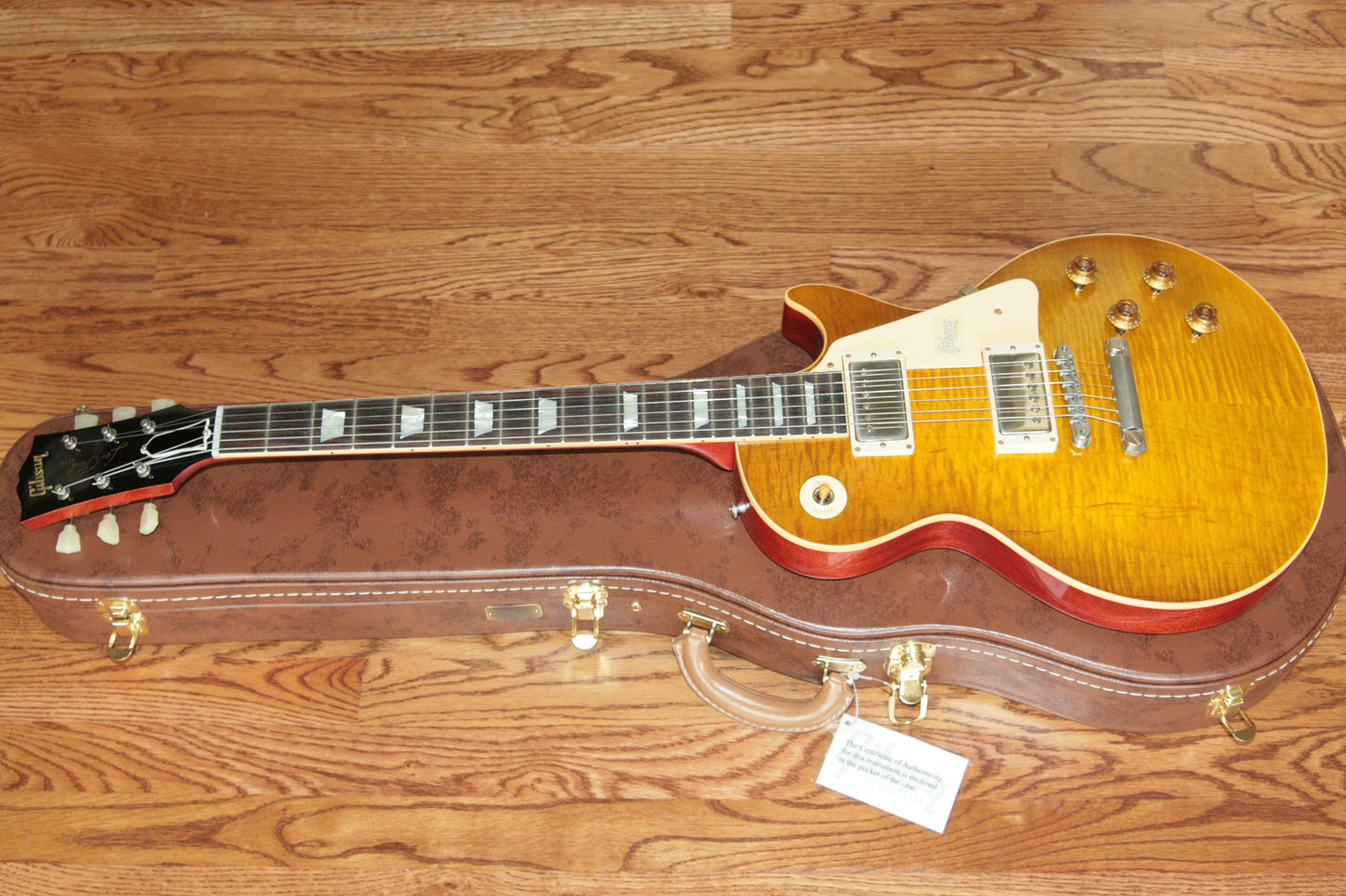 2018 Gibson 1959 Les Paul Historic Reissue! R9 59 HONEY LEMON FADE Custom Shop TH Spec