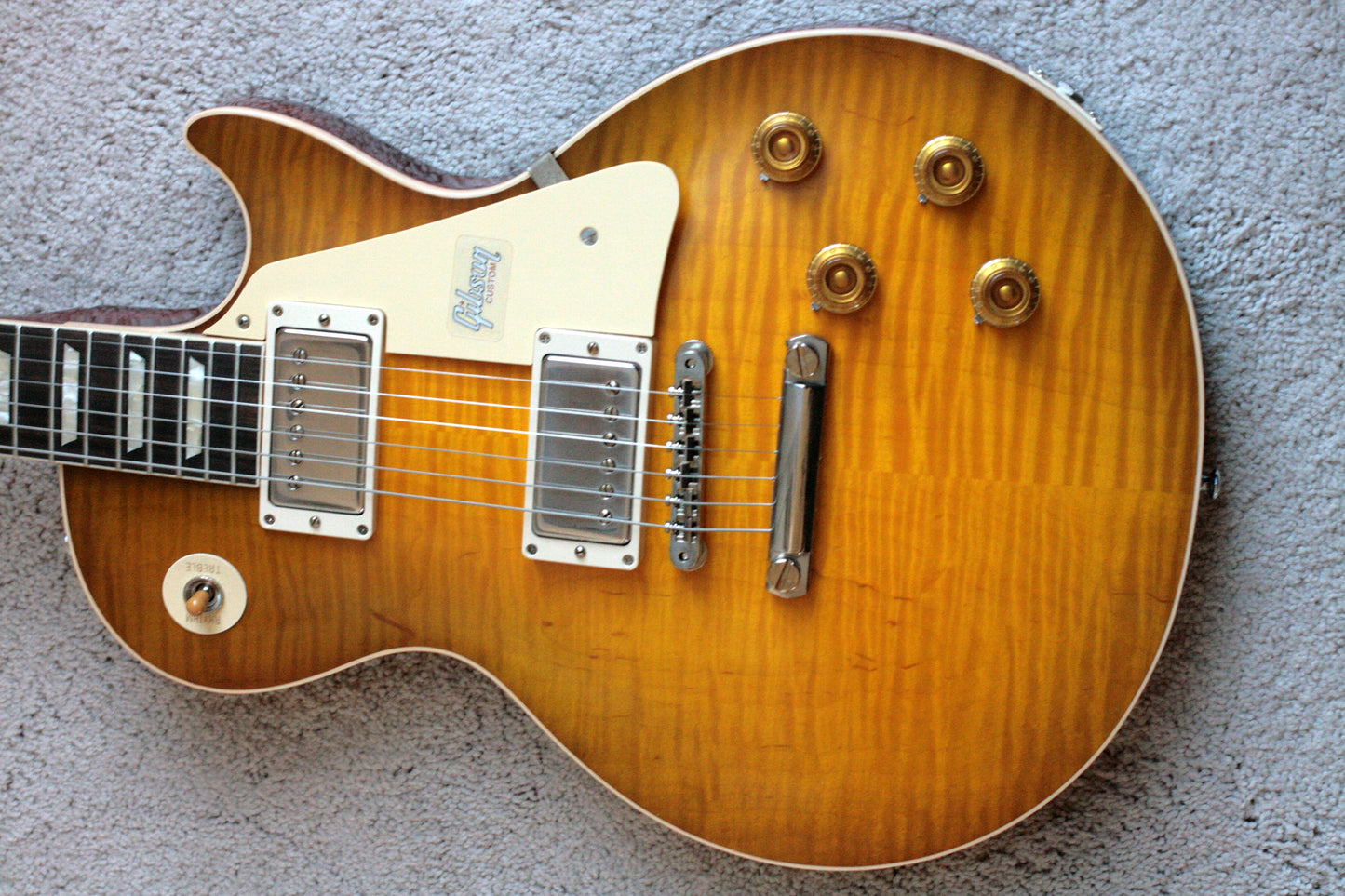 2019 Gibson 1959 AGED Les Paul 60TH ANNIVERSARY Historic Reissue R9 59 Custom Shop Golden Poppy Burst