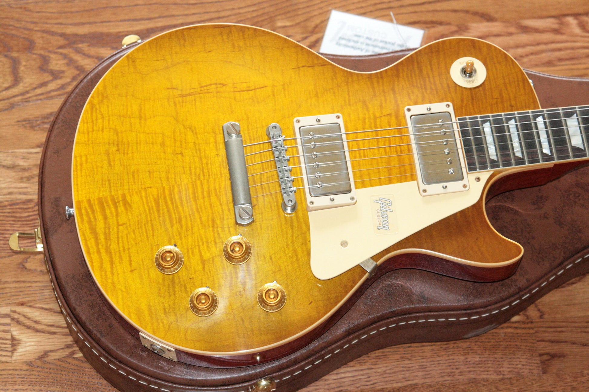 2018 Gibson 1959 Les Paul Historic Reissue! R9 59 HONEY LEMON FADE Custom Shop TH Spec