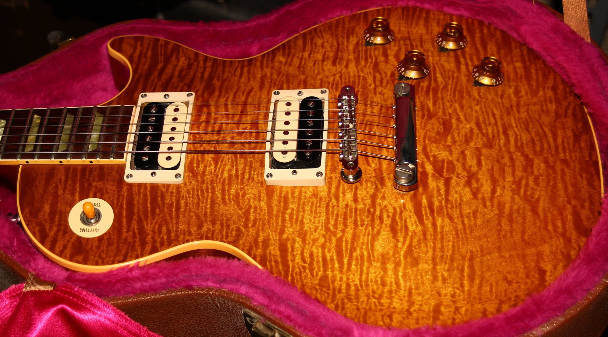 1995 Gibson Les Paul CLASSIC PREMIUM PLUS Honeyburst KILLER Flametop! 1990's standard