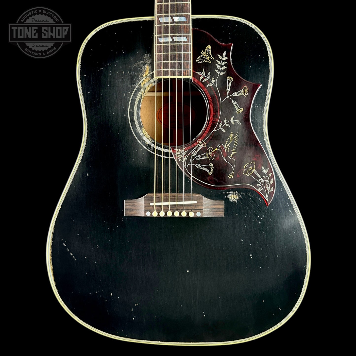 Gibson Custom Shop Dealer Select 1960 Hummingbird Ebony Murphy Lab Heavy Aged w/case 20836022