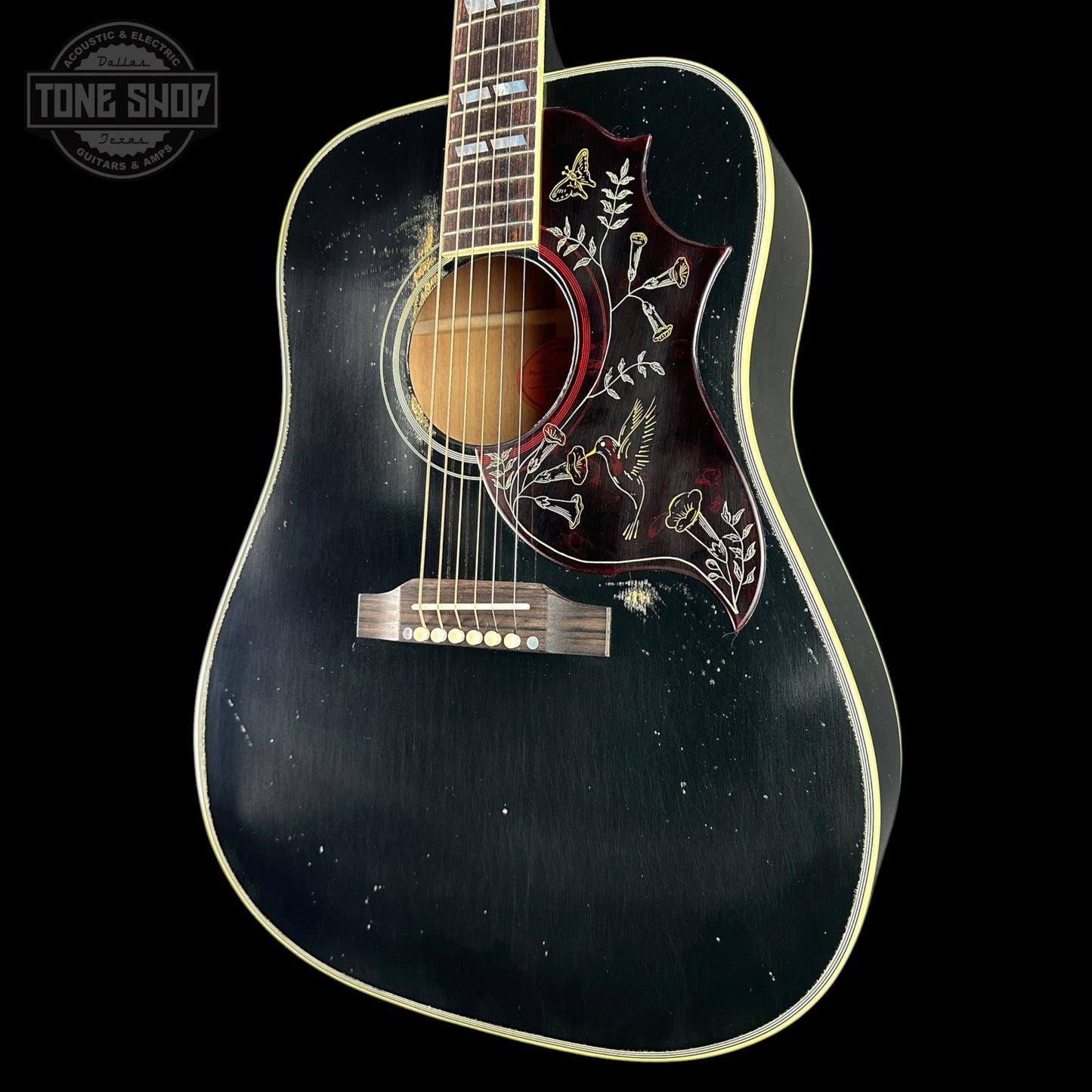 Gibson Custom Shop Dealer Select 1960 Hummingbird Ebony Murphy Lab Heavy Aged w/case 20836022