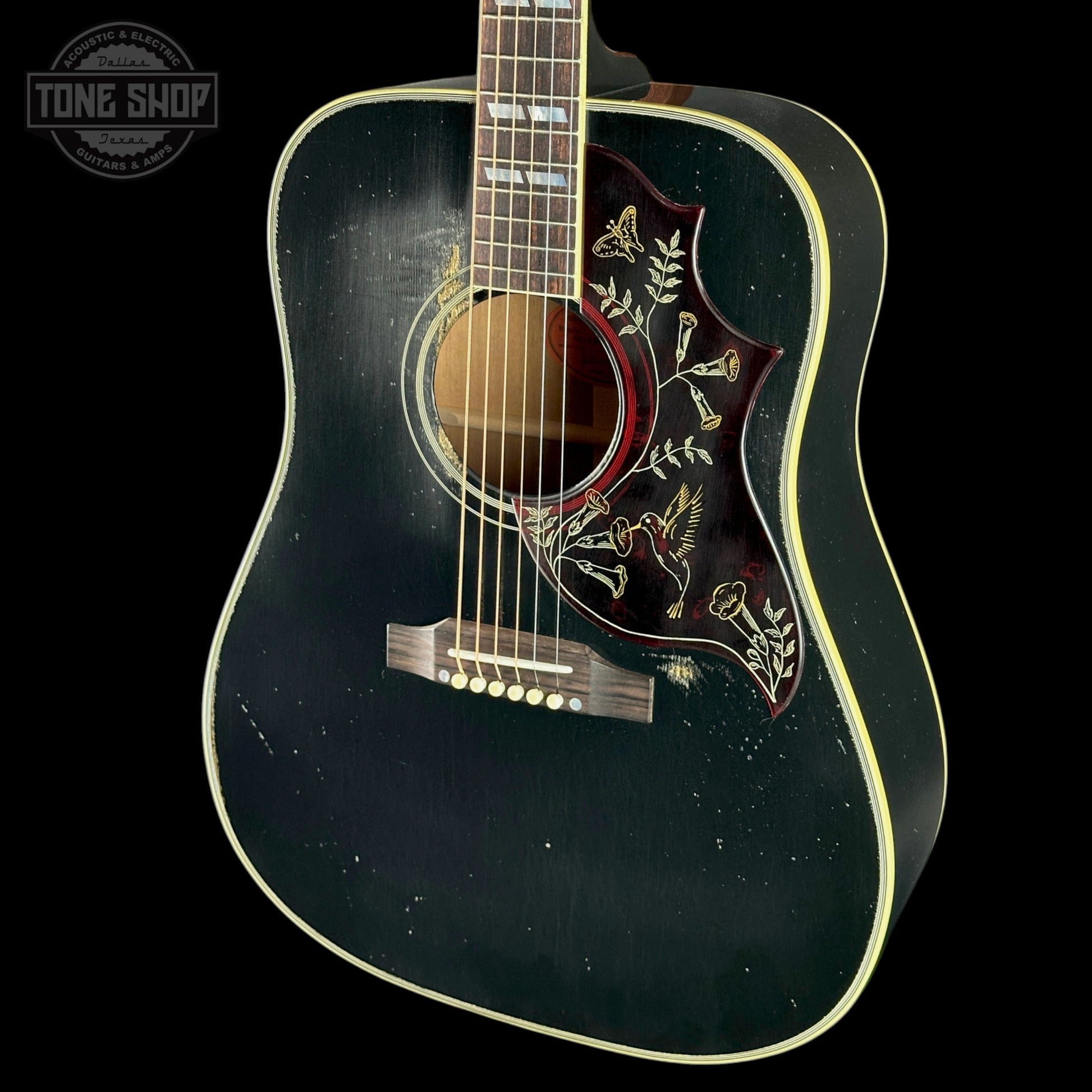 Gibson Custom Shop Dealer Select 1960 Hummingbird Ebony Murphy Lab Heavy Aged w/case 20836022