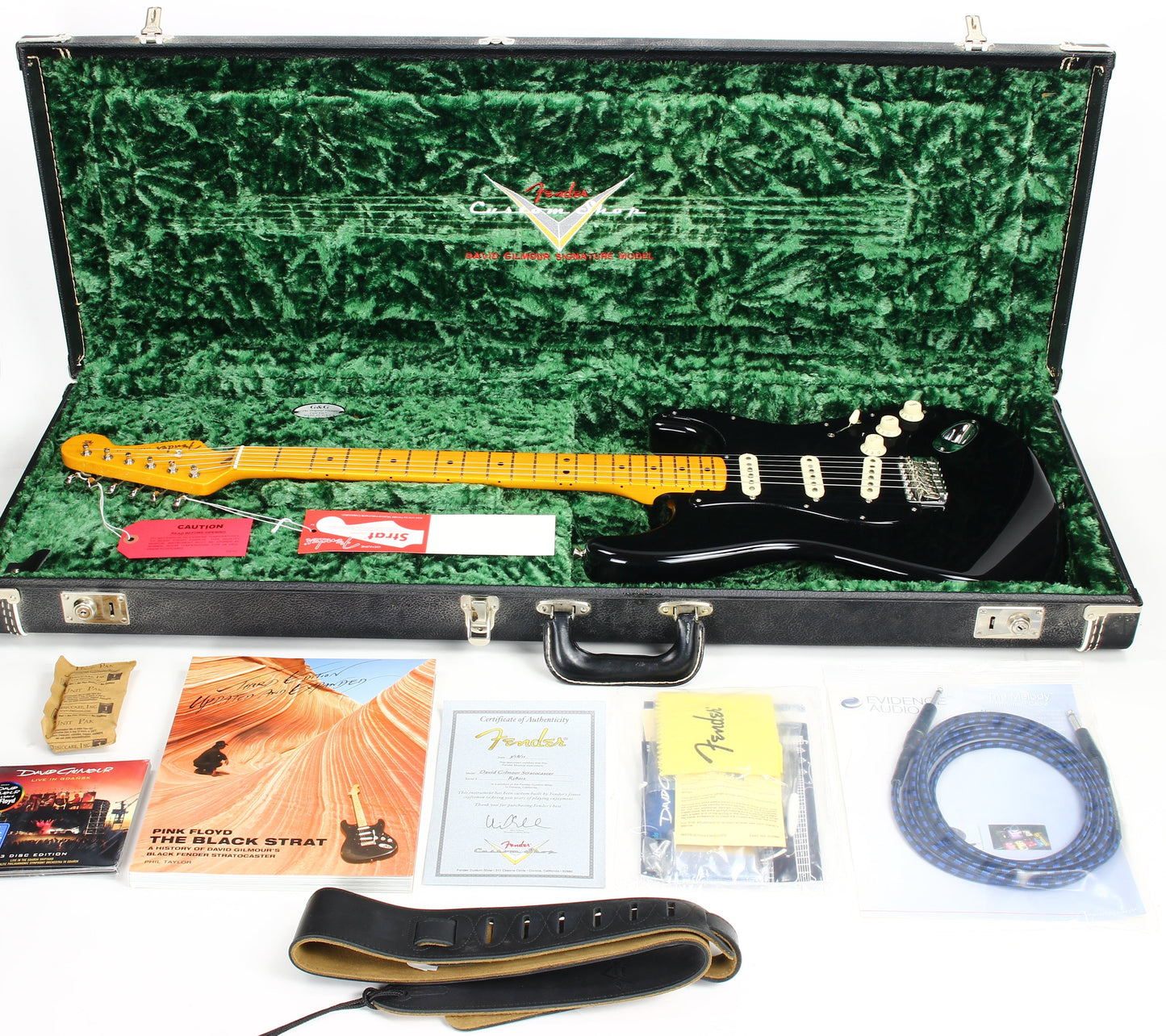 2011 Fender Custom Shop David Gilmour Signature Stratocaster NOS - Black Strat Artist Series MINT!
