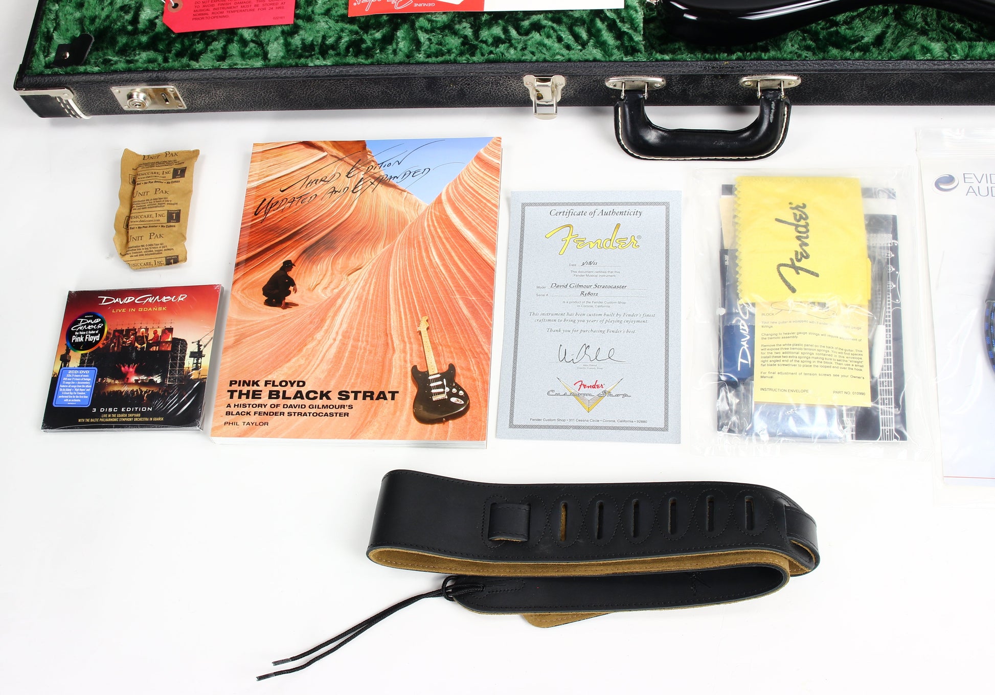 2011 Fender Custom Shop David Gilmour Signature Stratocaster NOS - Black Strat Artist Series MINT!