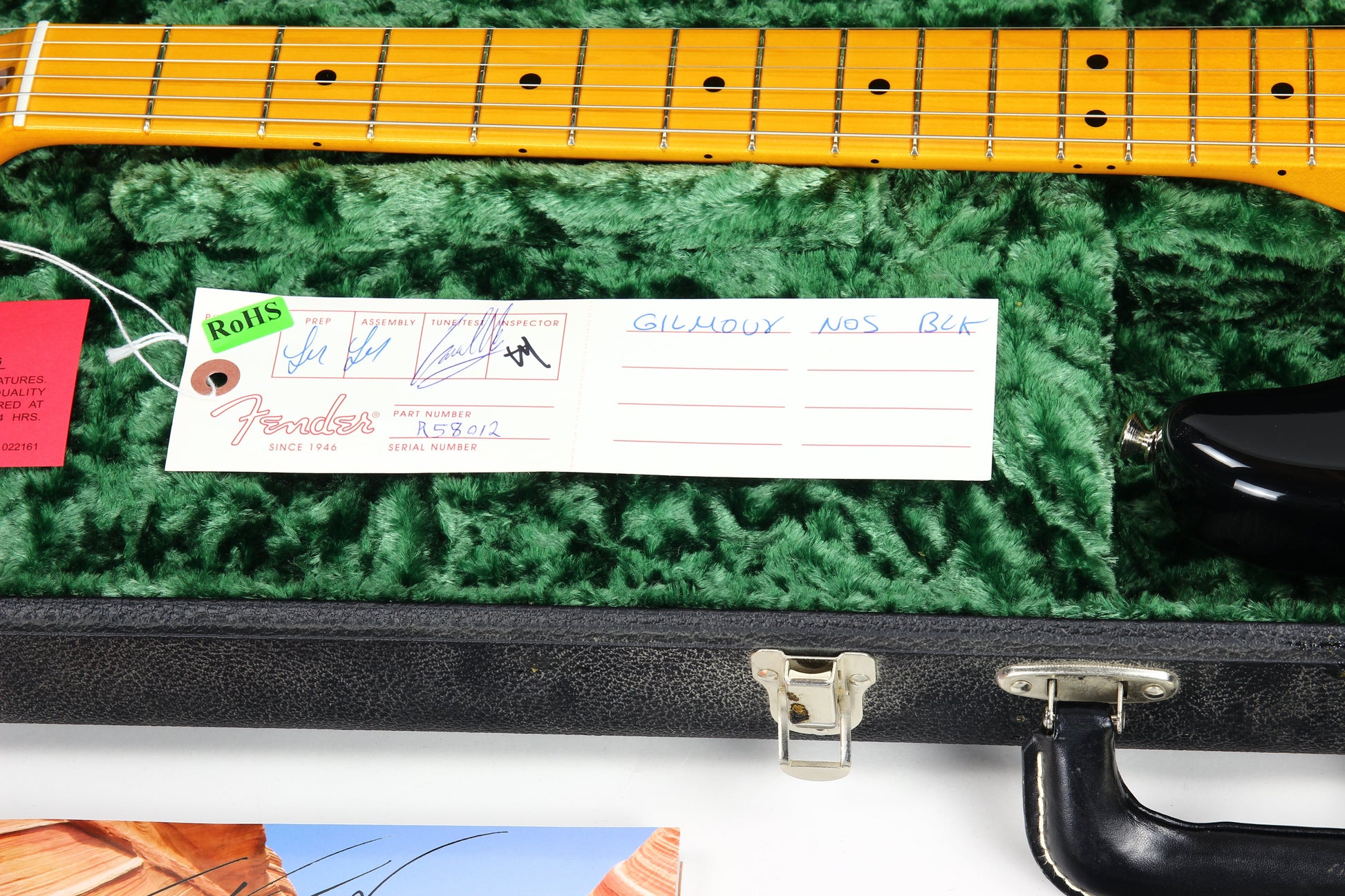 2011 Fender Custom Shop David Gilmour Signature Stratocaster NOS - Black Strat Artist Series MINT!