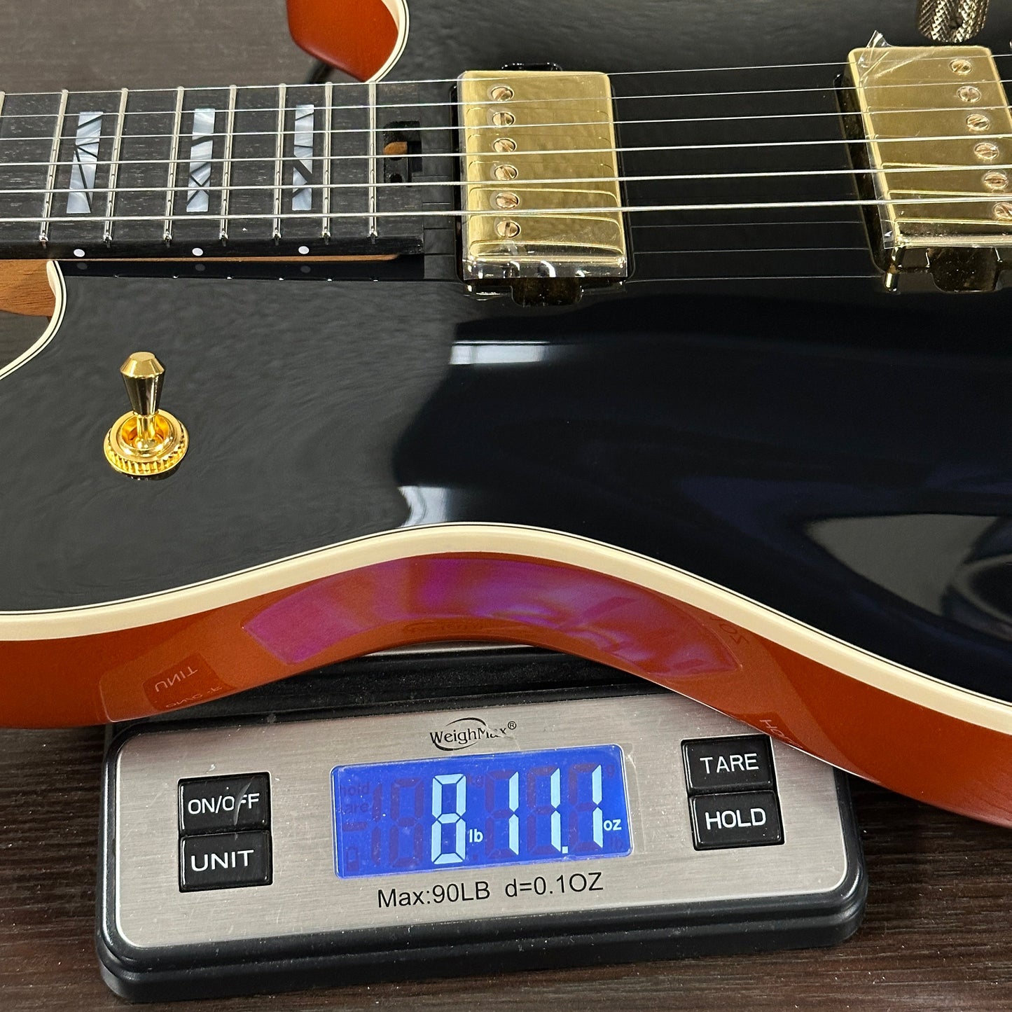 EVH Custom Shop Wolfgang 2H Black Metallic/Candy Tangerine w/case WG17682A