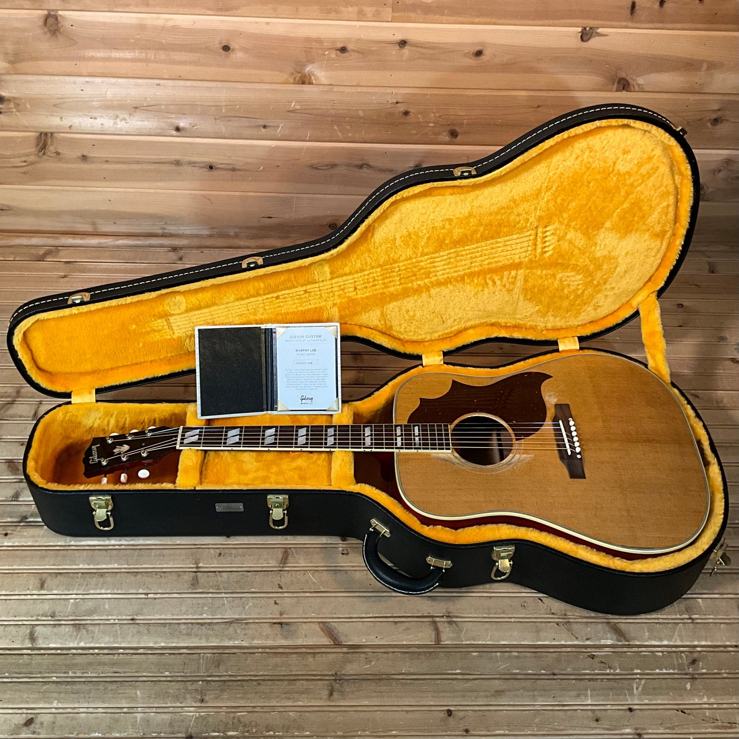 Gibson Custom Murphy Lab 1963 Country Western Heavy Aged Acoustic Guitar - Smoked Natural