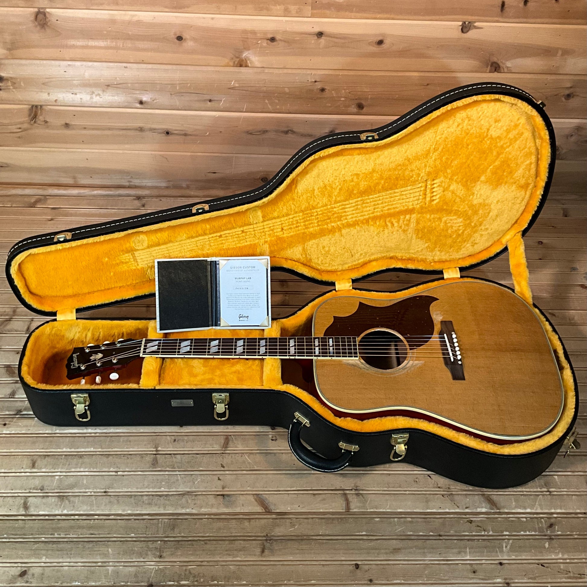 Gibson Custom Murphy Lab 1963 Country Western Heavy Aged Acoustic Guitar - Smoked Natural