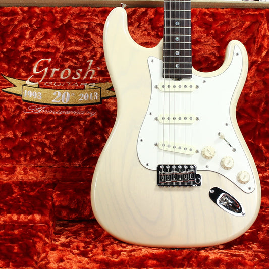 2013 Grosh 20th Anniversary NOS Retro BRAZILIAN ROSEWOOD Board -- Birdseye Maple, 1-Piece Swamp Ash, Mary Kay Strat S Stratocaster