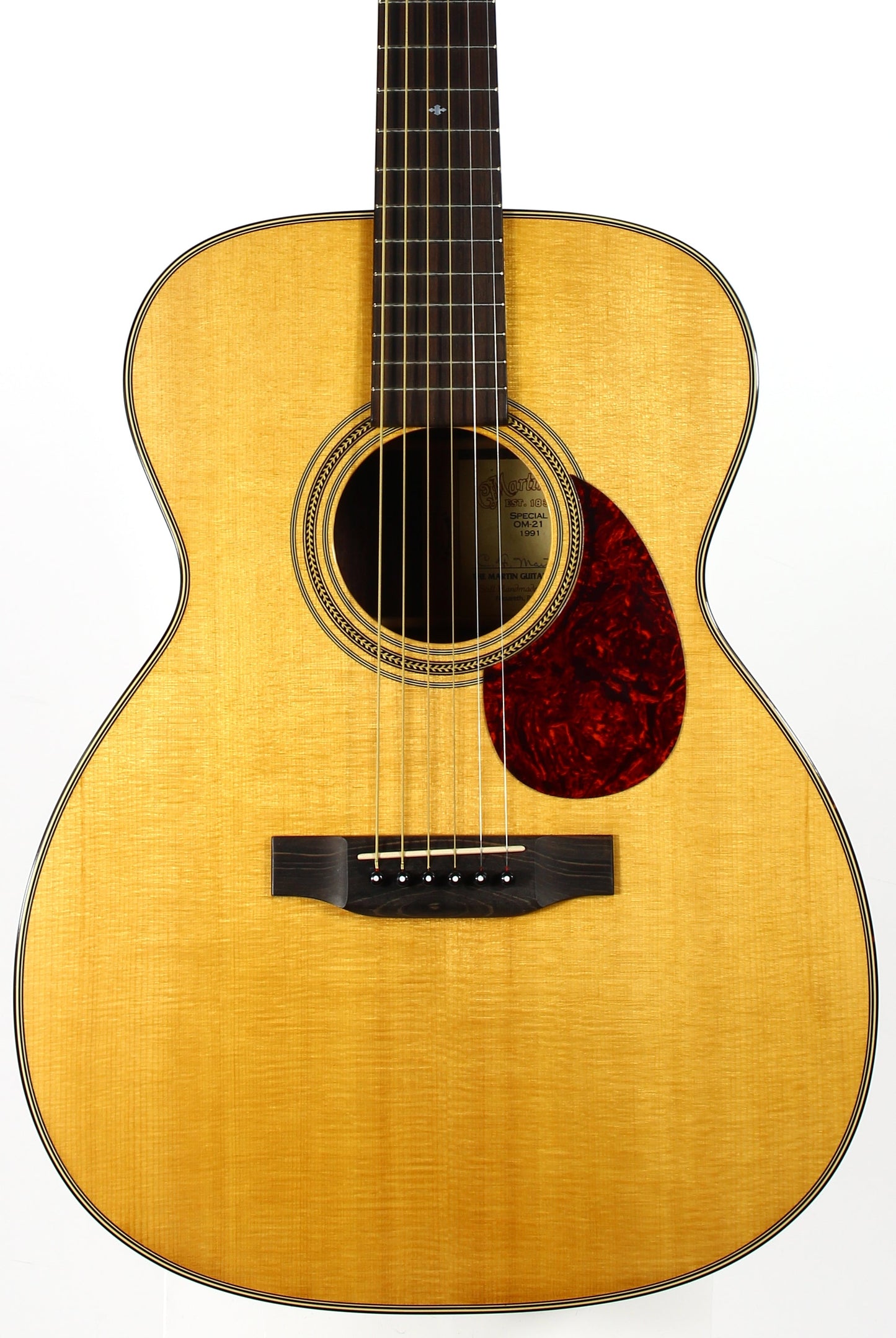 CLEAN! 1991 Martin Special OM-21 Acoustic Flat Top Guitar - like George Harrison! 1 of 36 Made!