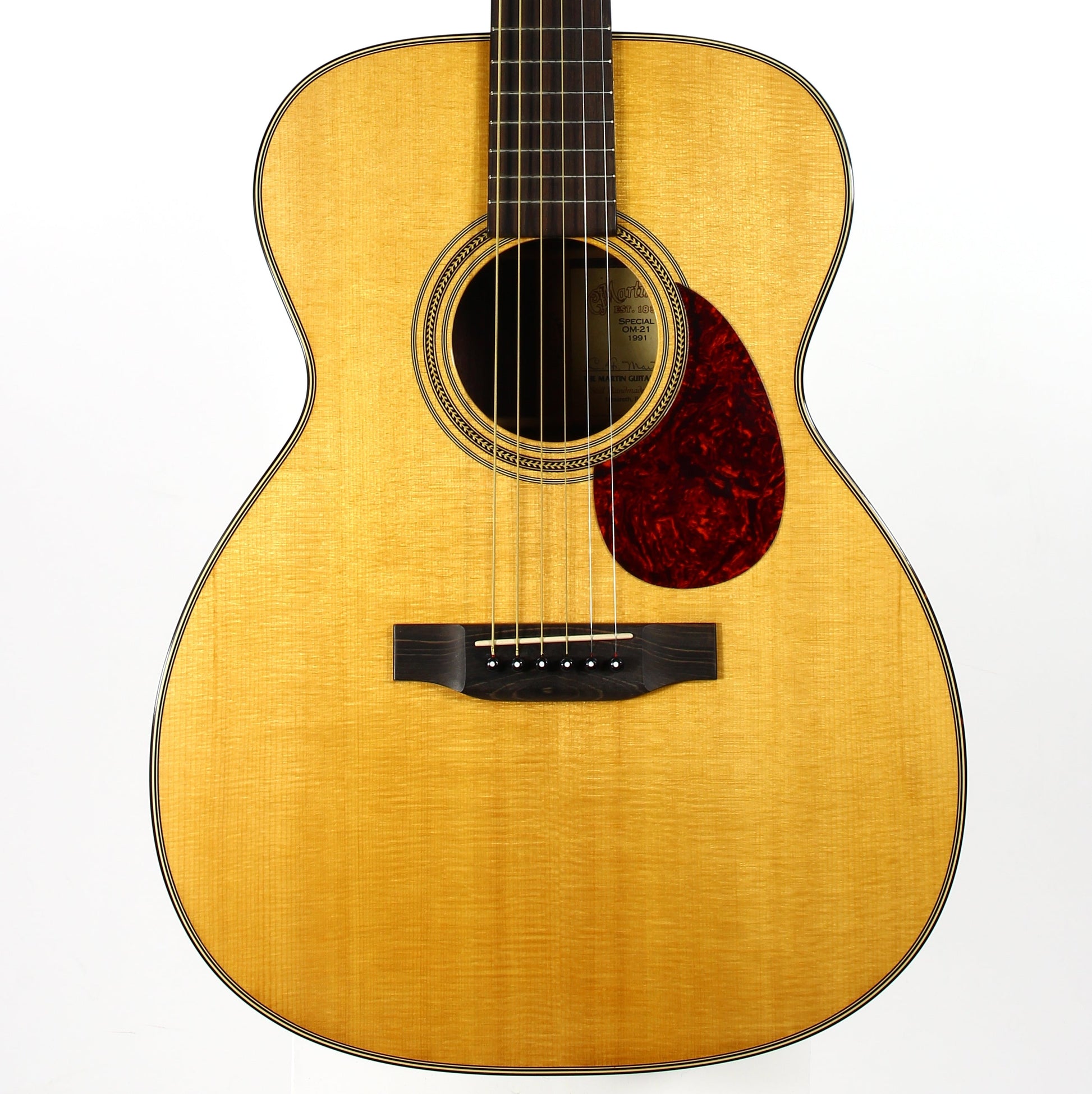 CLEAN! 1991 Martin Special OM-21 Acoustic Flat Top Guitar - like George Harrison! 1 of 36 Made!