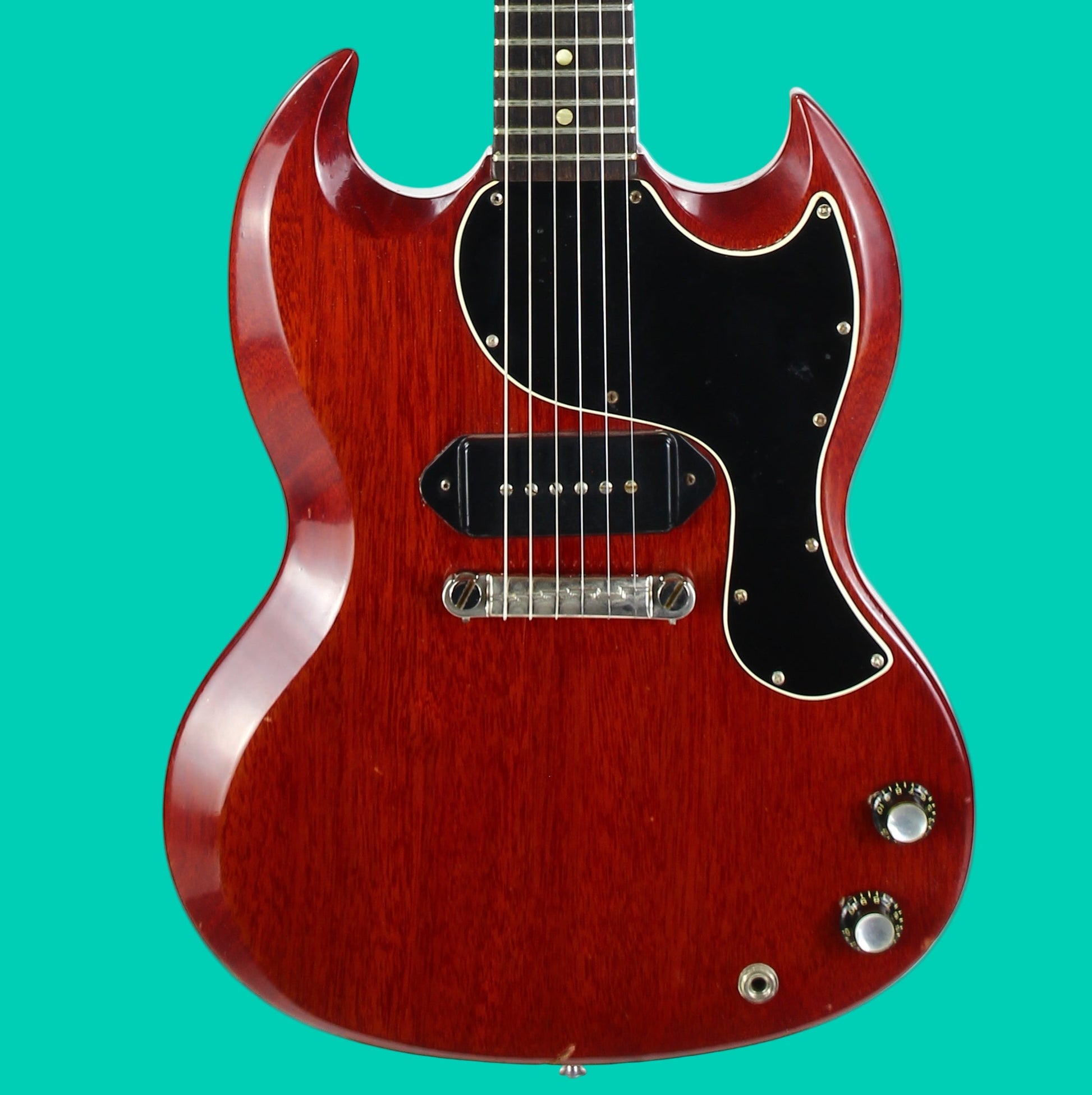 1962 Gibson Les Paul SG Jr. Cherry Red LP Junior w Original Case!