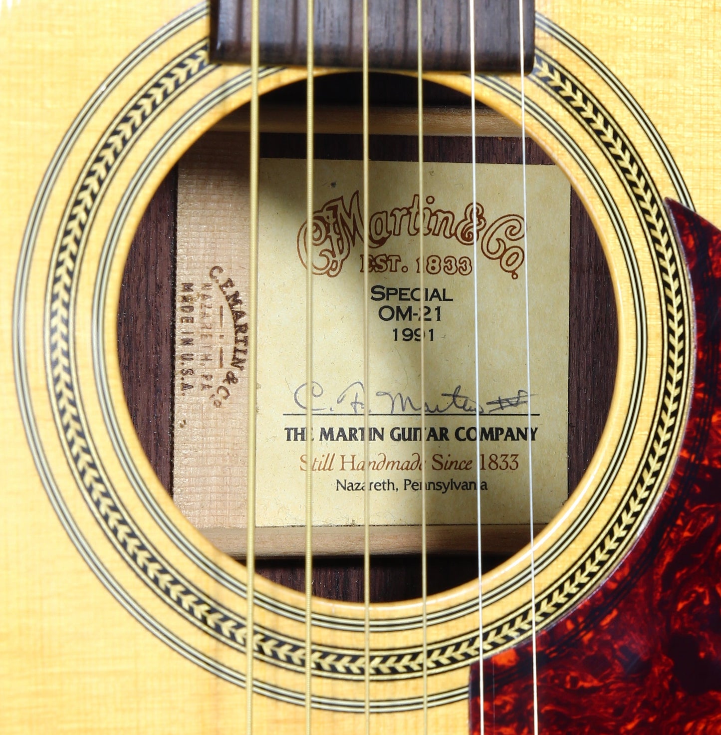 CLEAN! 1991 Martin Special OM-21 Acoustic Flat Top Guitar - like George Harrison! 1 of 36 Made!
