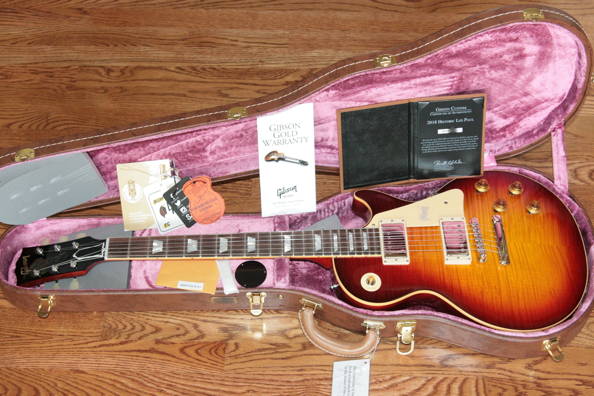 2018 Gibson 1959 Les Paul Historic Reissue! R9 59 LP Standard Cherry Sunburst Custom Shop TH Spec