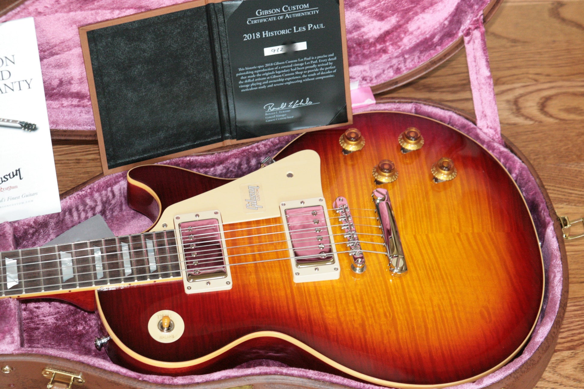 2018 Gibson 1959 Les Paul Historic Reissue! R9 59 LP Standard Cherry Sunburst Custom Shop TH Spec