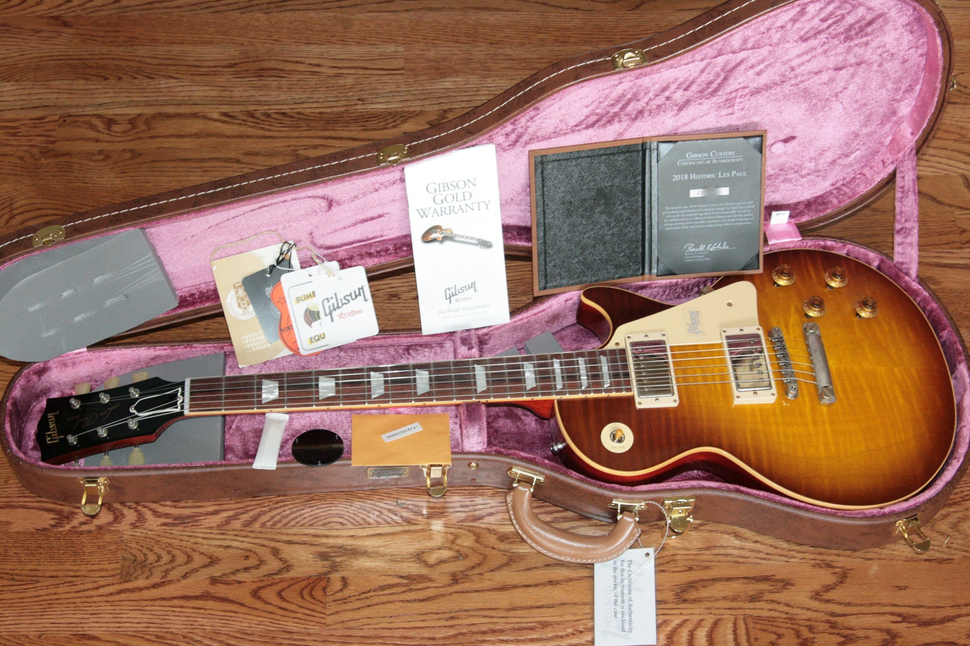 2018 Gibson 1958 Les Paul Historic Reissue! R8 58 Royal Teaburst Custom Shop TH Specs