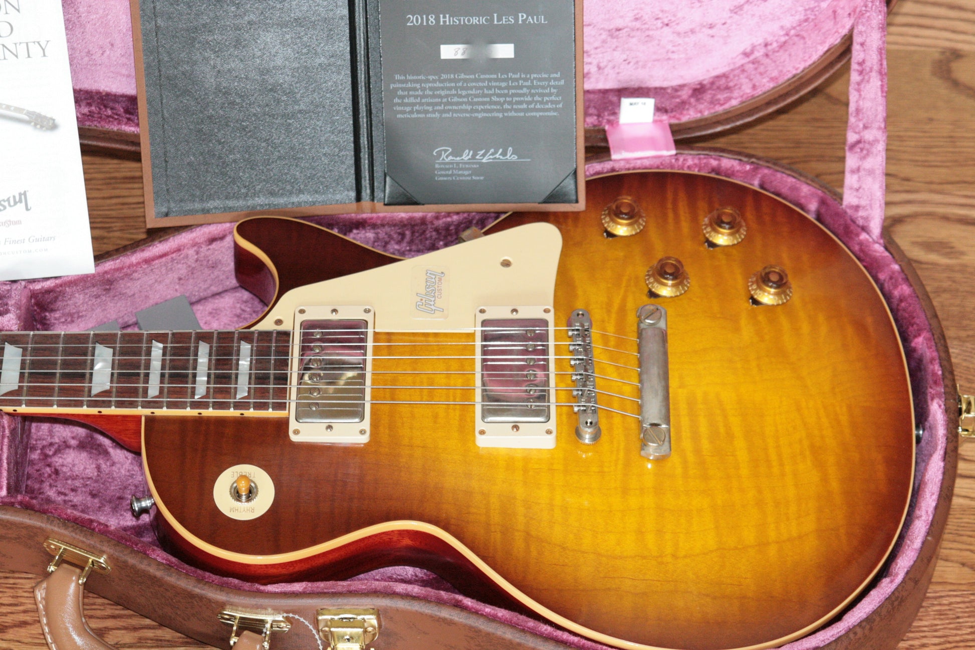 2018 Gibson 1958 Les Paul Historic Reissue! R8 58 Royal Teaburst Custom Shop TH Specs