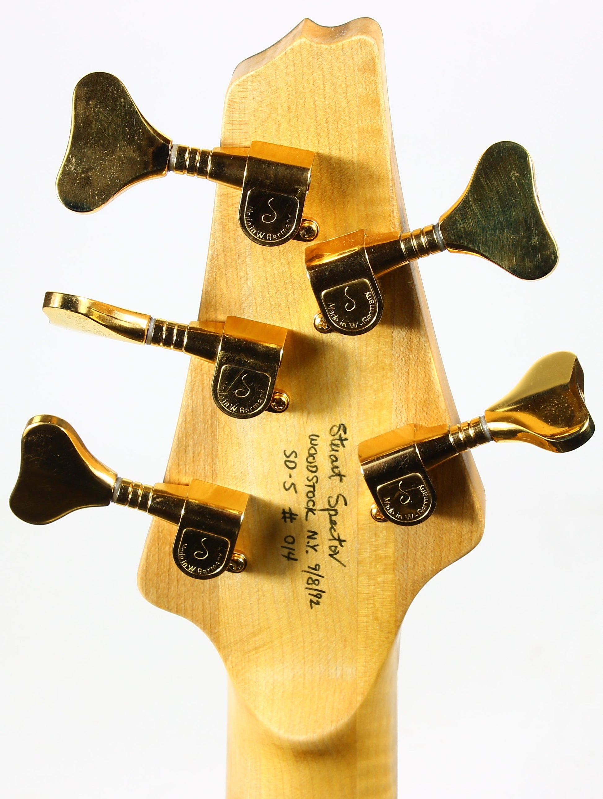 UNPLAYED! 1992 USA Stuart Spector Designs SD-5 Bass - SSD WOODSTOCK ERA, Neck-Through!