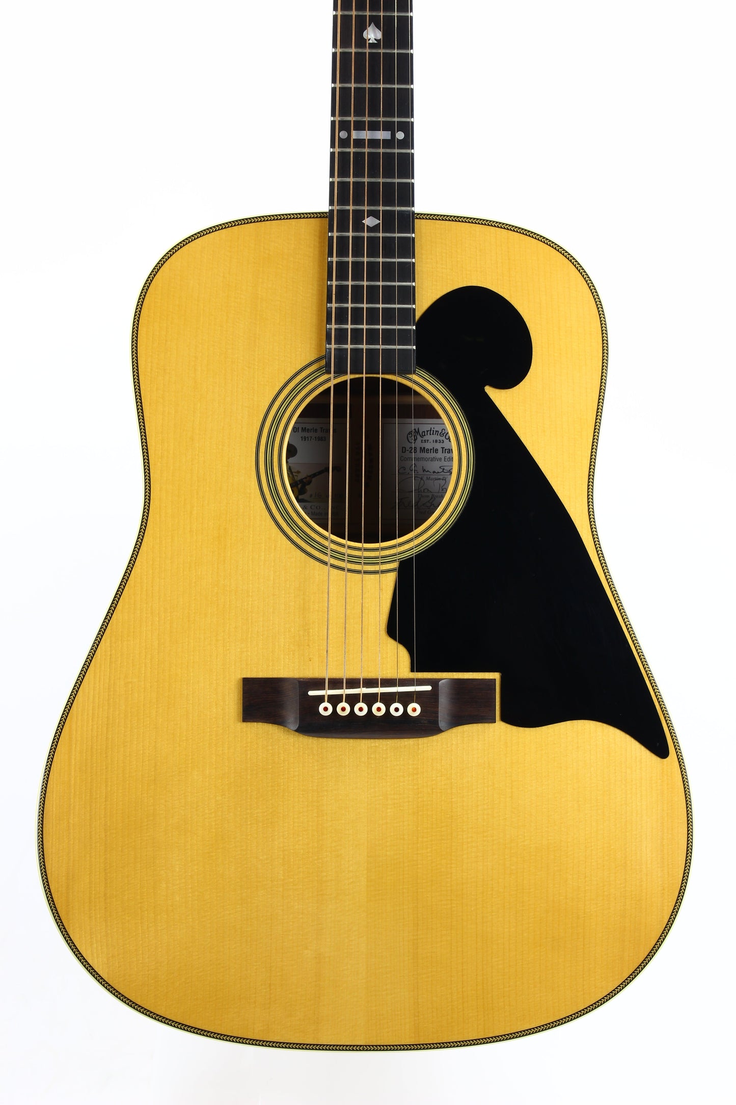 2008 Martin D-28M Merle Travis - Bigsby Headstock, Madagascar Rosewood, Gretsch, Signature Model