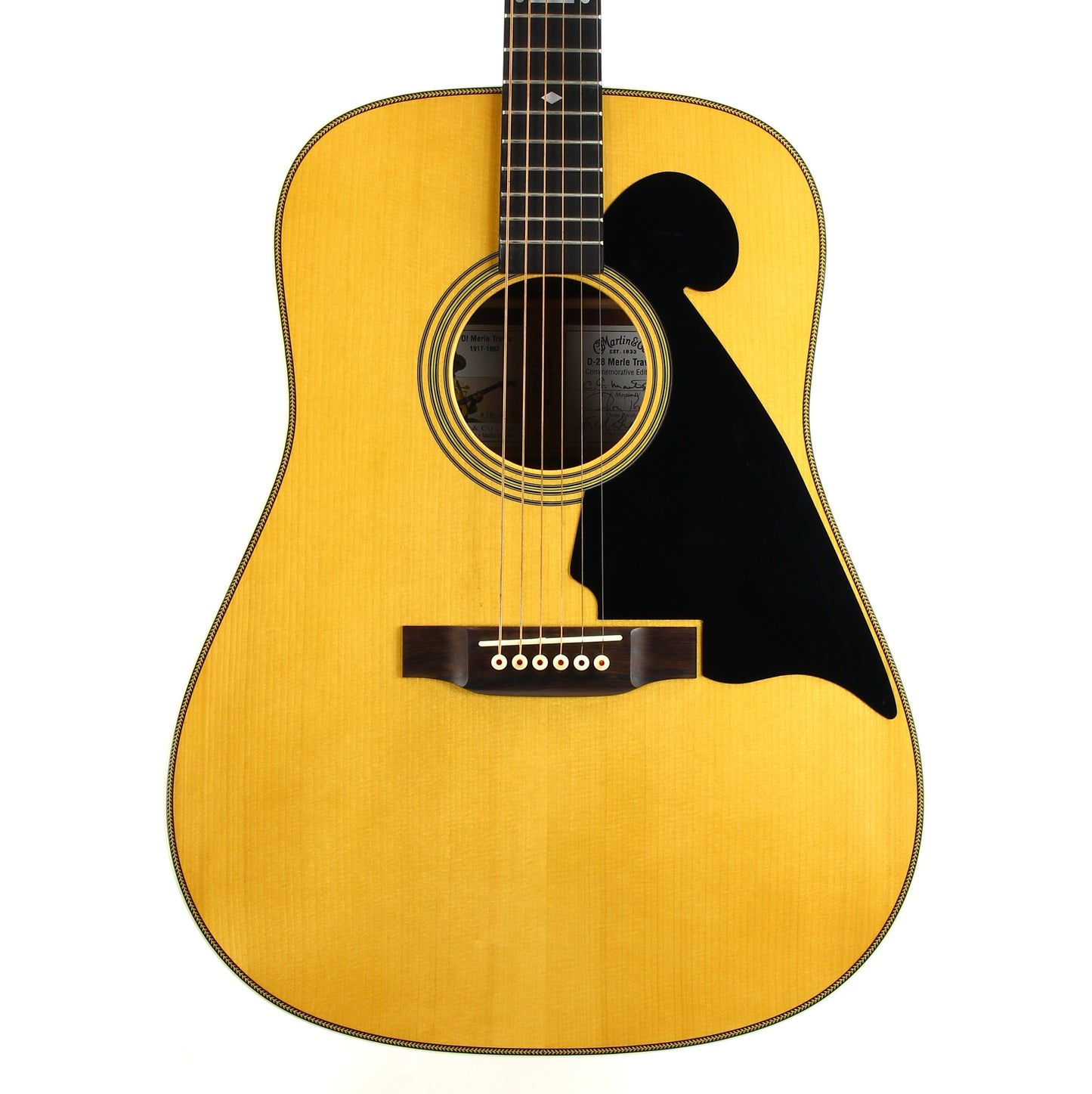 2008 Martin D-28M Merle Travis - Bigsby Headstock, Madagascar Rosewood, Gretsch, Signature Model