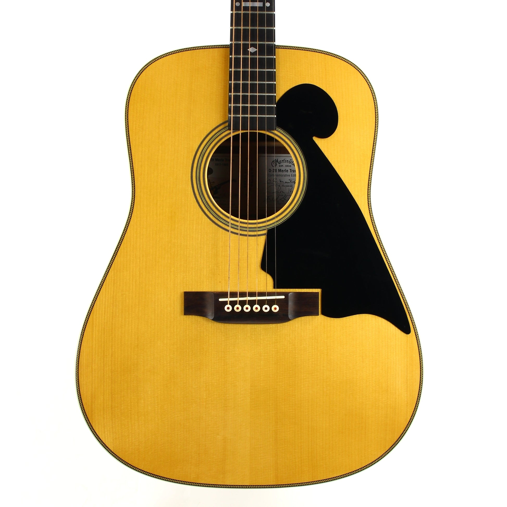 2008 Martin D-28M Merle Travis - Bigsby Headstock, Madagascar Rosewood, Gretsch, Signature Model