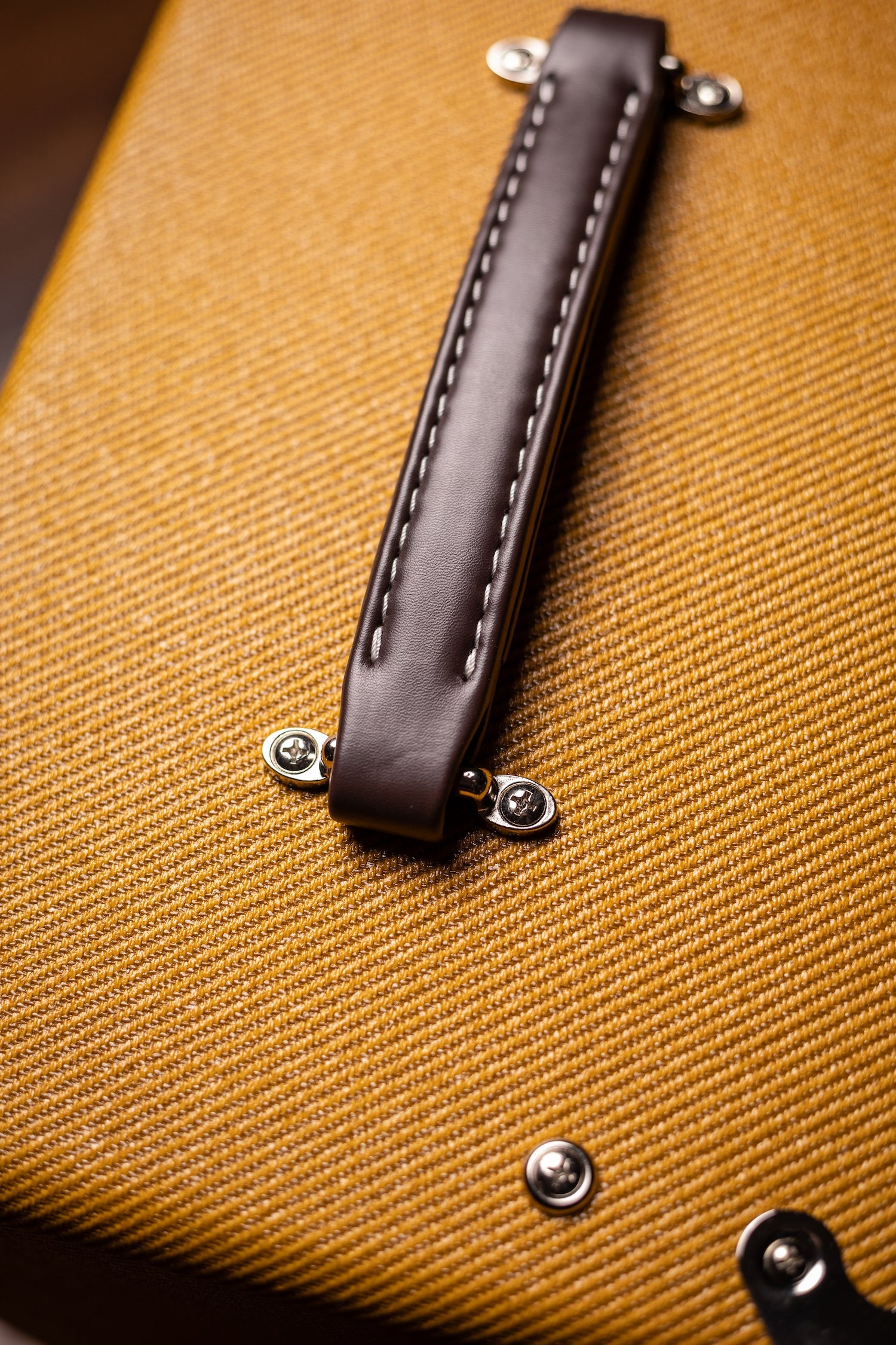 PRE-ORDER | Two-Rock Studio Signature 35 Watt Combo Amp - Lacquered Amber Tweed, Oxblood Stripe Cloth, Maroon Piping