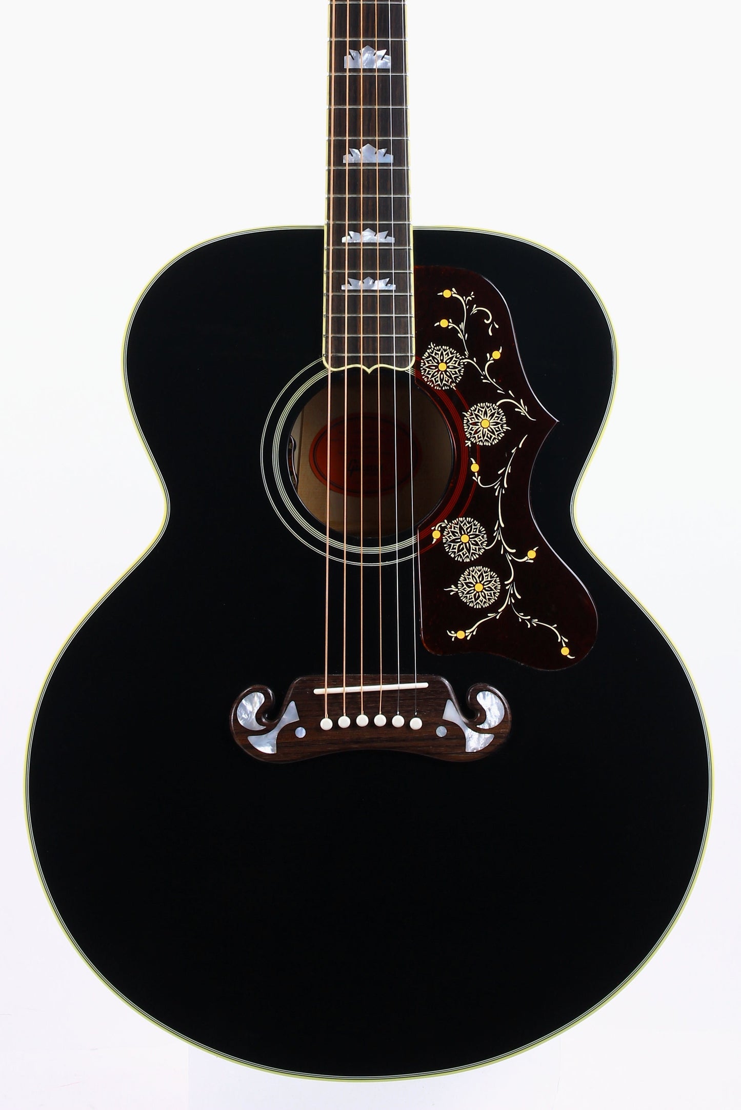 2024 Gibson Montana Elvis SJ-200 Ebony Black | Jumbo Acoustic Acoustic Guitar