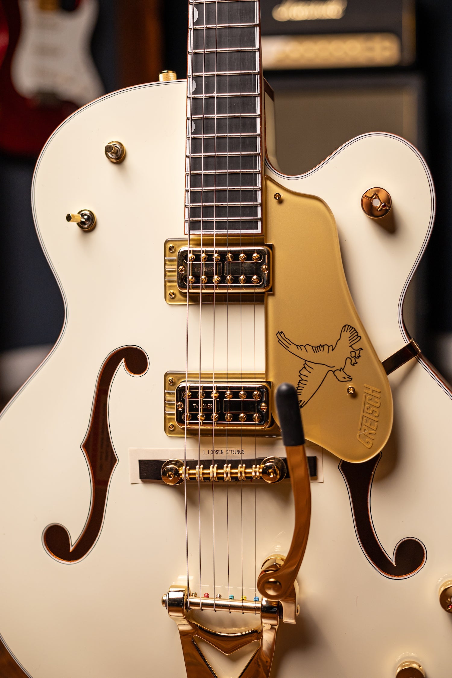 Gretsch G6136T-59 Vintage Select 1959 Falcon - Vintage White, Bigsby