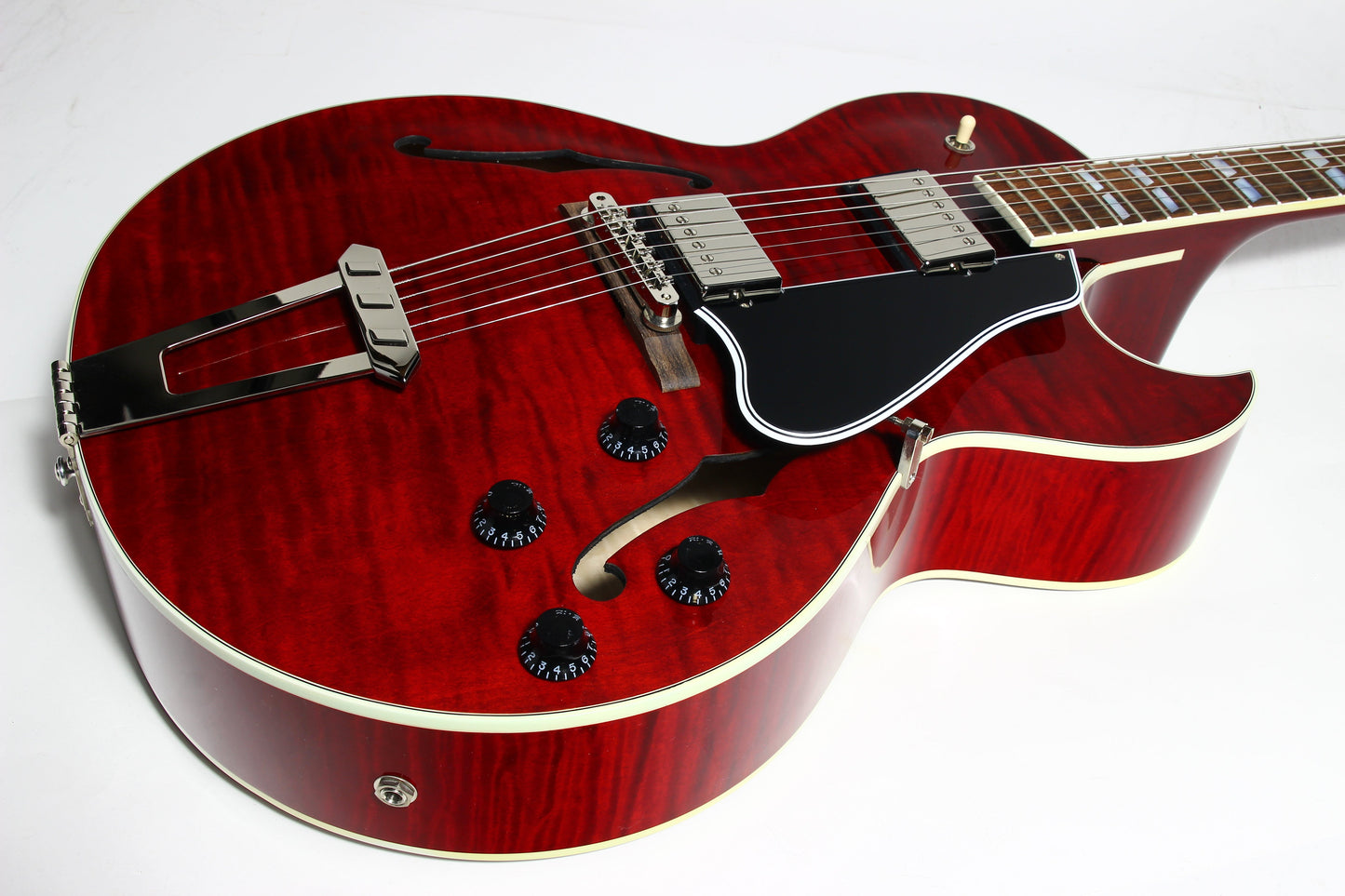2011 Gibson Custom Shop Memphis ES-175 Wine Red Jazz Archtop Electric Guitar - Beautiful Figuring!